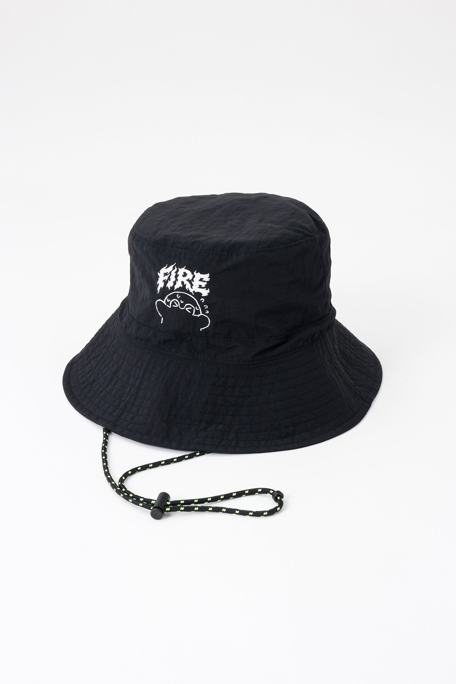 コウペンちゃん ナイロンハット FIRE ブラック