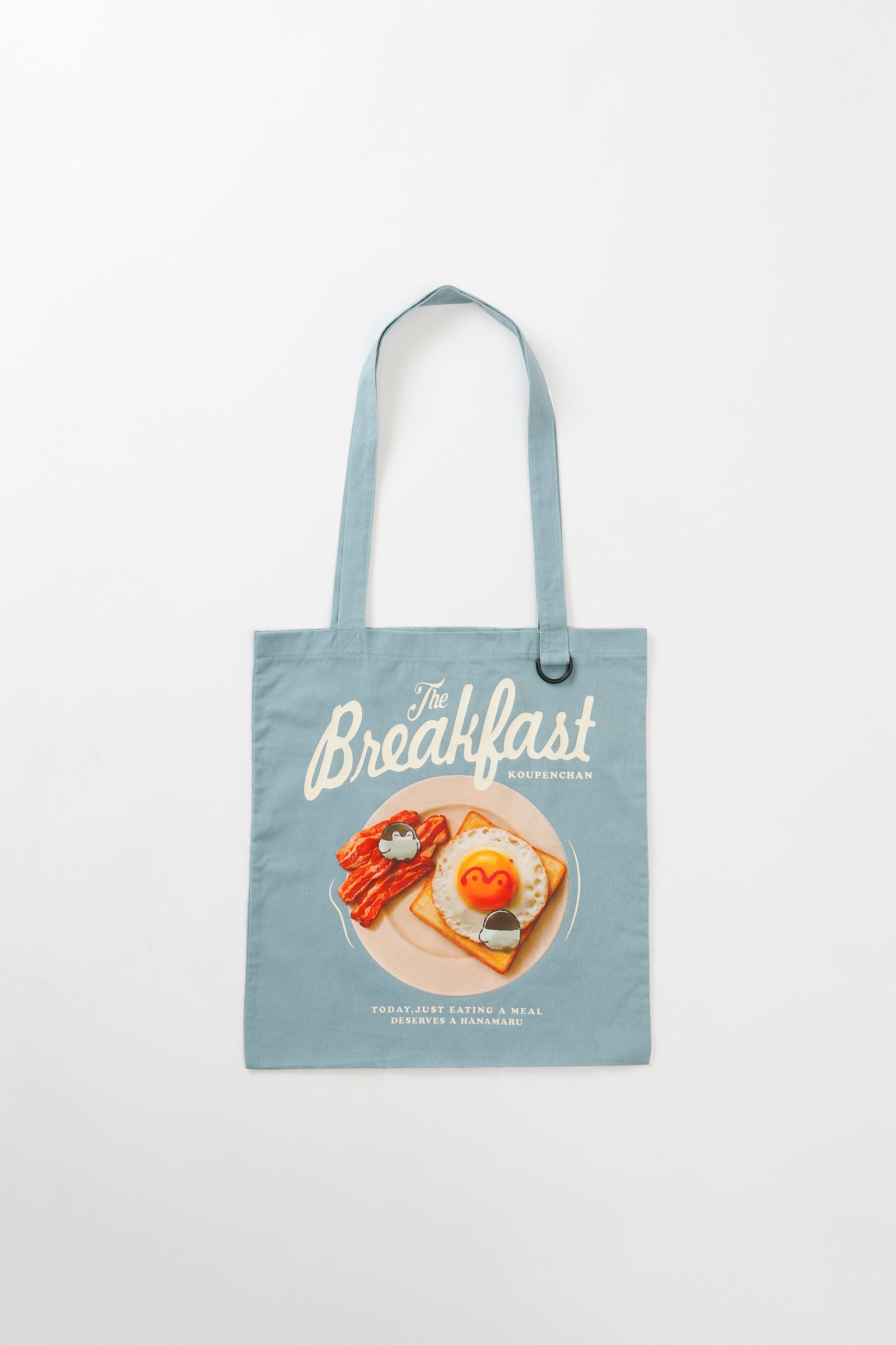コウペンちゃん トートバッグ Breakfast ブルーグレー ONE