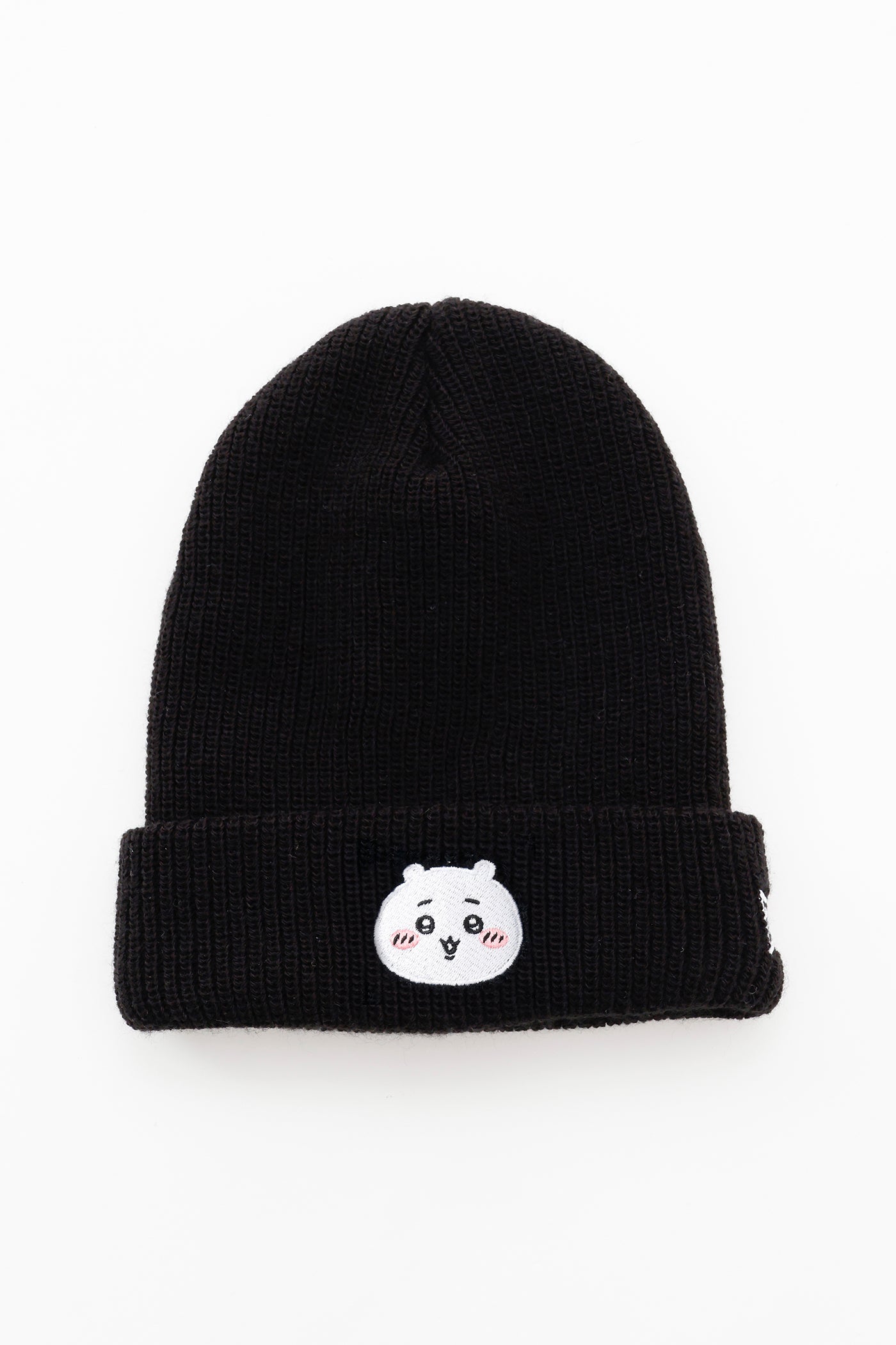 勝又イチローNEW ERAちいかわSoft Cuff Knit黒、グレー NEW ERA® SOFT CUFF KNIT ちいかわ BLACK
