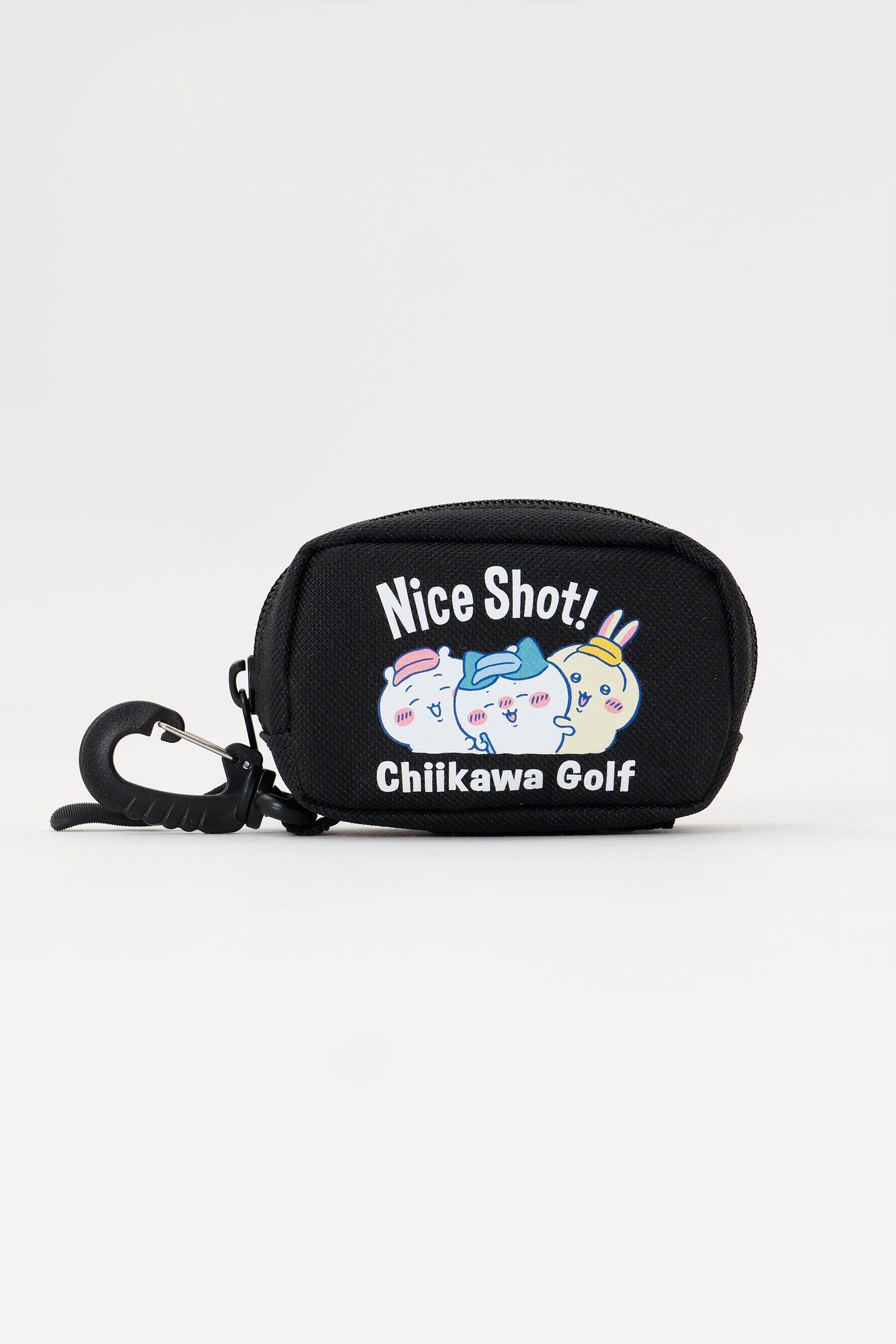 ちいかわGOLF  ボールポーチ  ナイスショット  ブラック