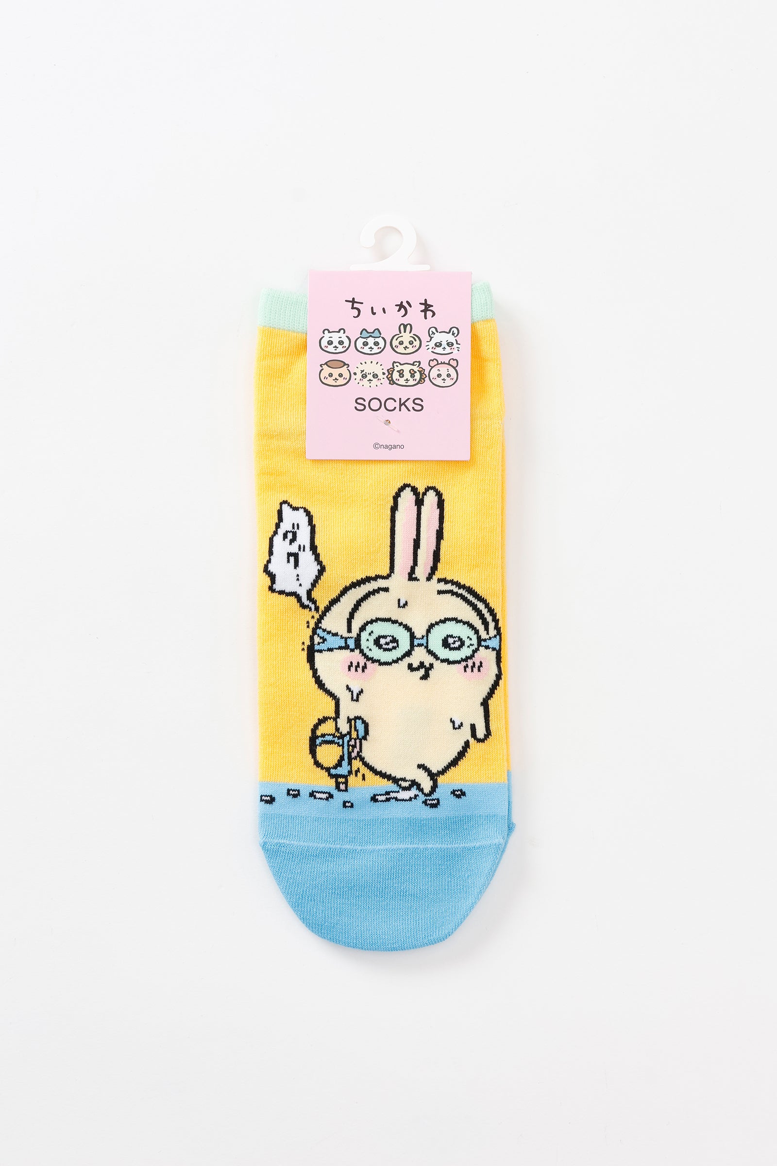 ちいかわ クルーソックス ウサギ ゴーグル 23-25cm