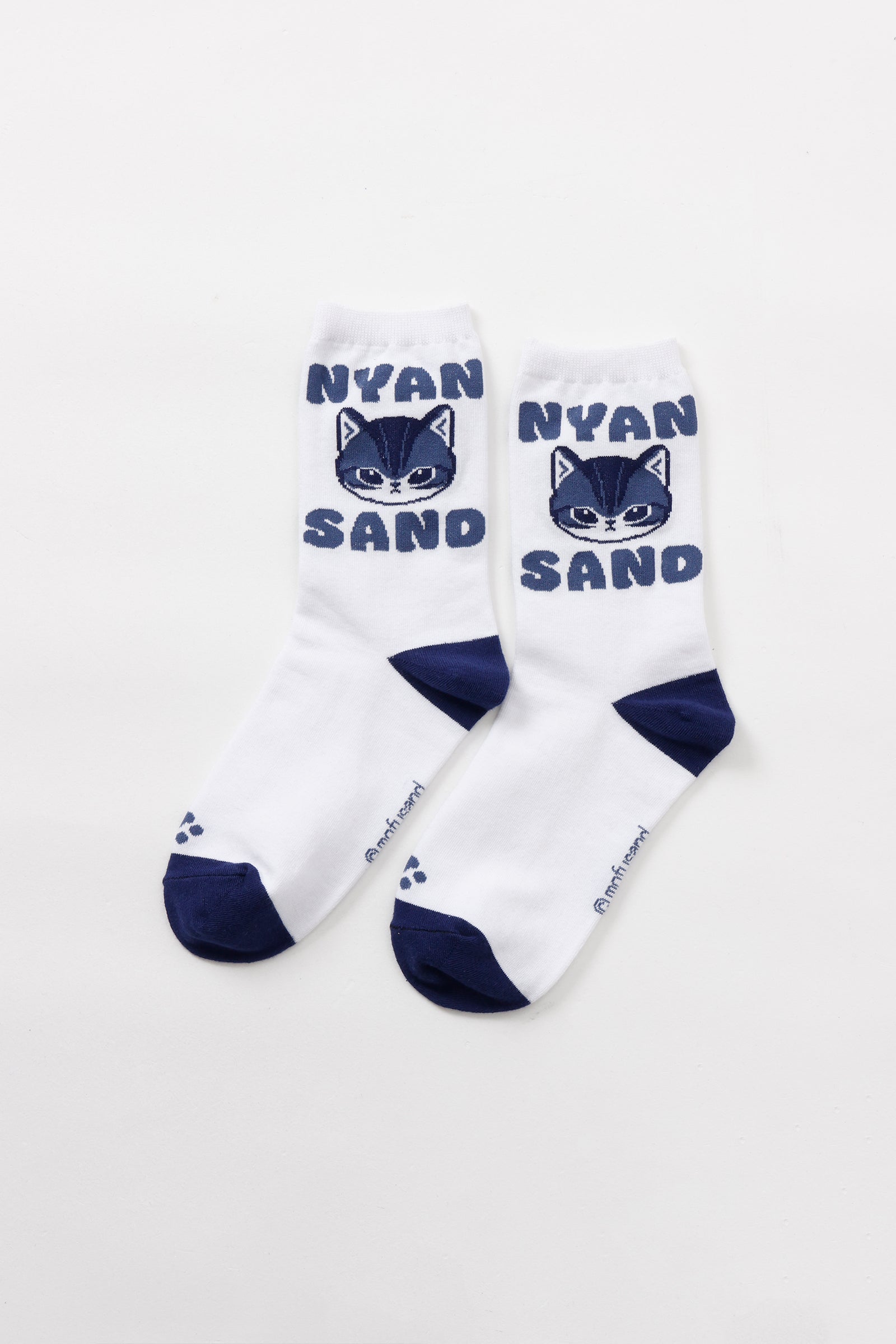 mofusand  ソックス ROCKNYAN ホワイト 22-24cm