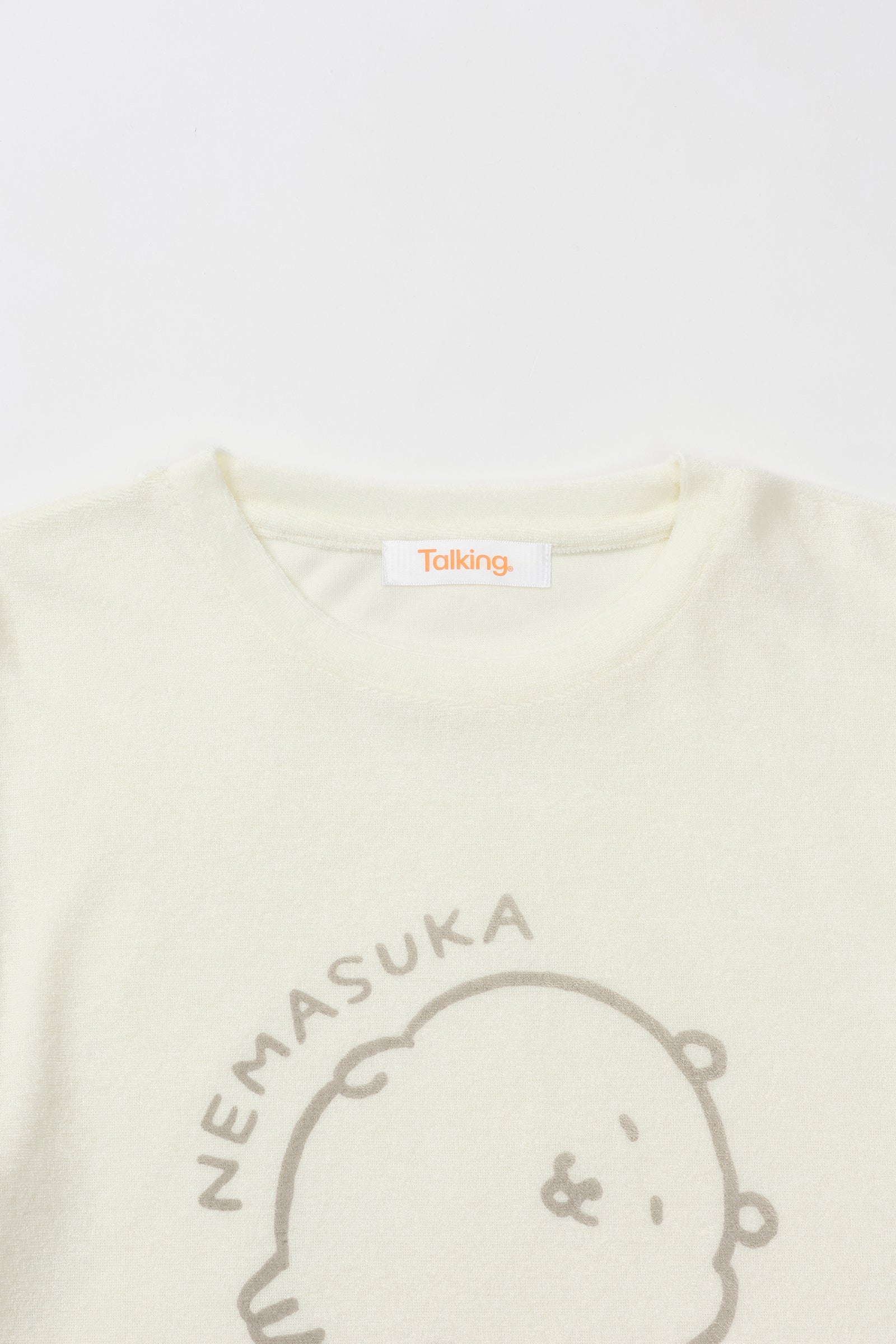 ナガノキャラクターズ ルームウェアセットアップ ねますか アイボリー