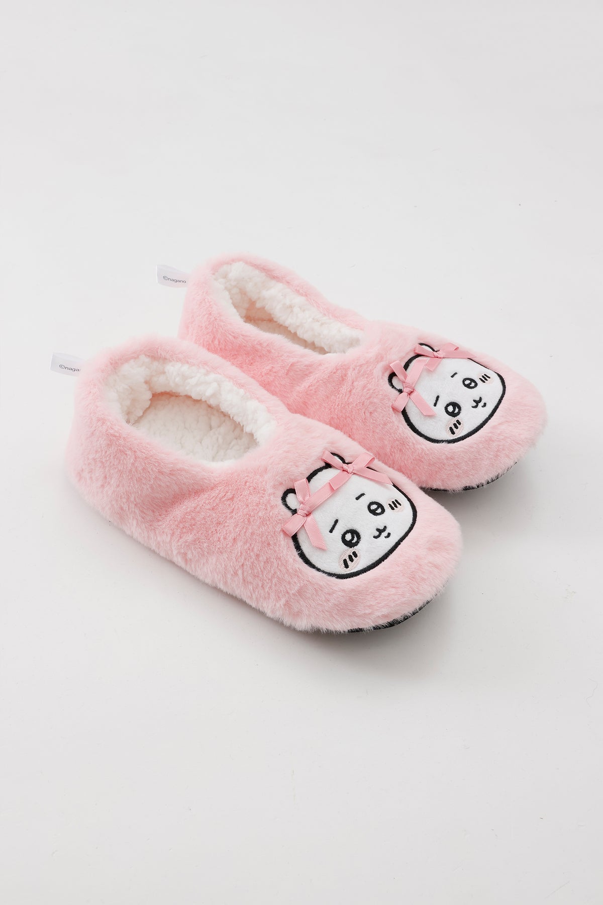 【追加生産予約】ちいかわ ルームシューズ ちいかわリボン ピンク
