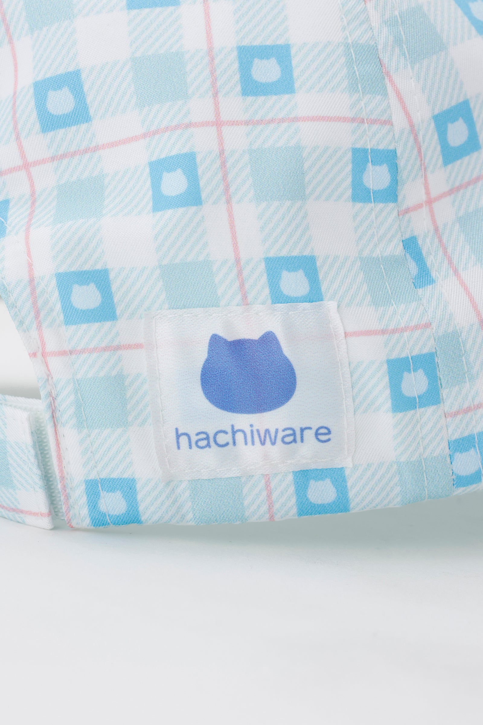 ちいかわ チェックシリーズ CAP ハチワレ ブルー