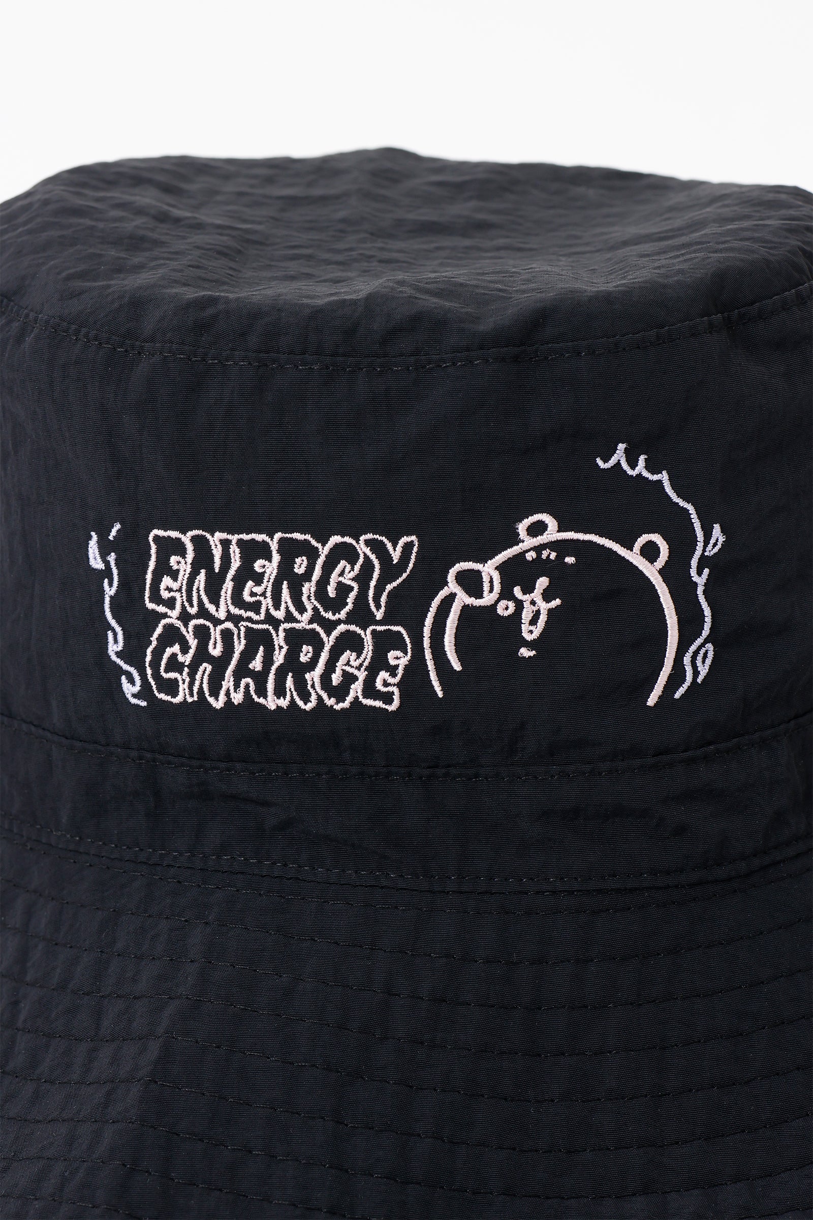 ナガノキャラクターズ ナイロンハット ENERGY CHARGE ブラック