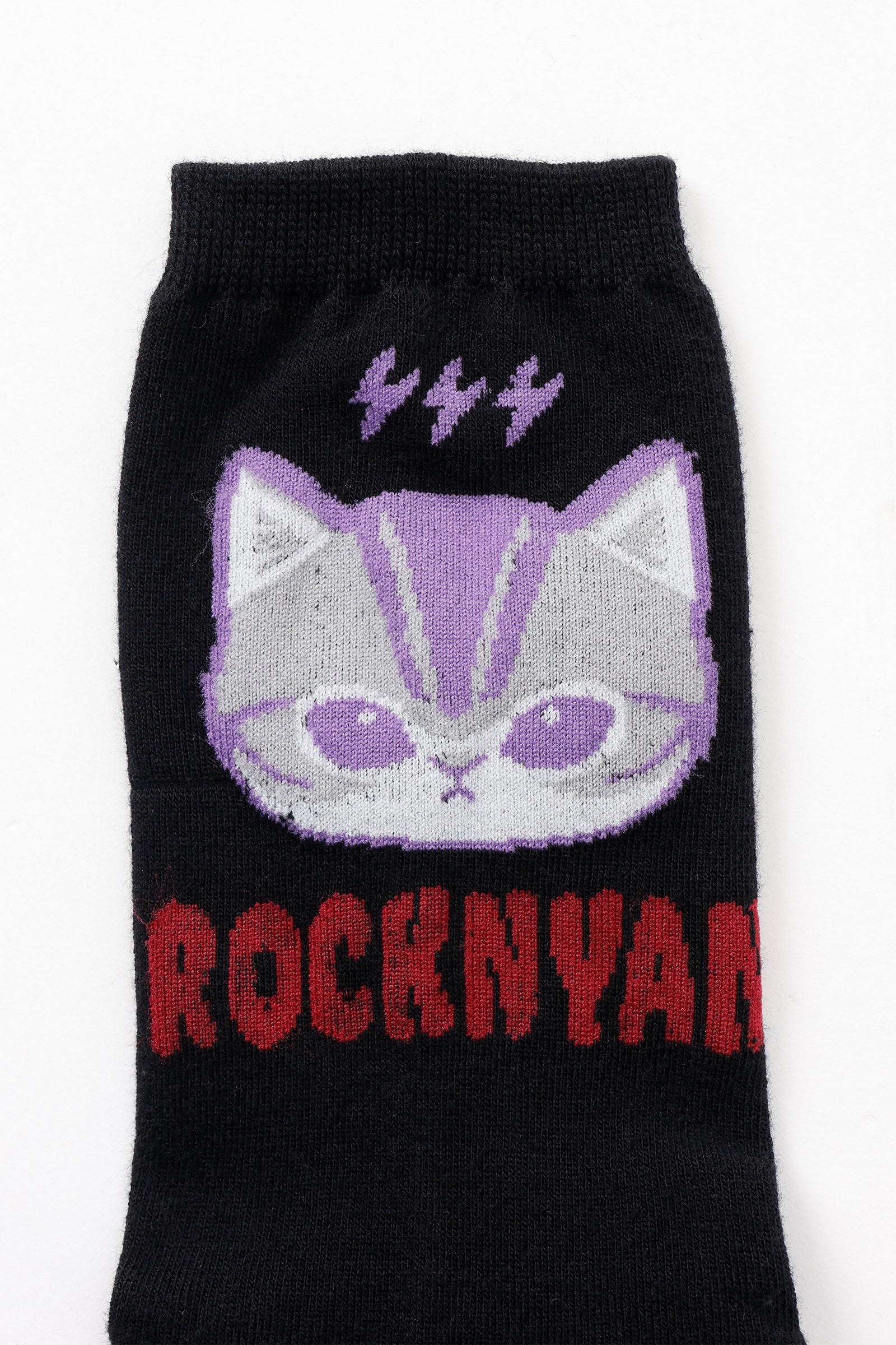 mofusand  ソックス ROCKNYAN ブラック 22-24cm