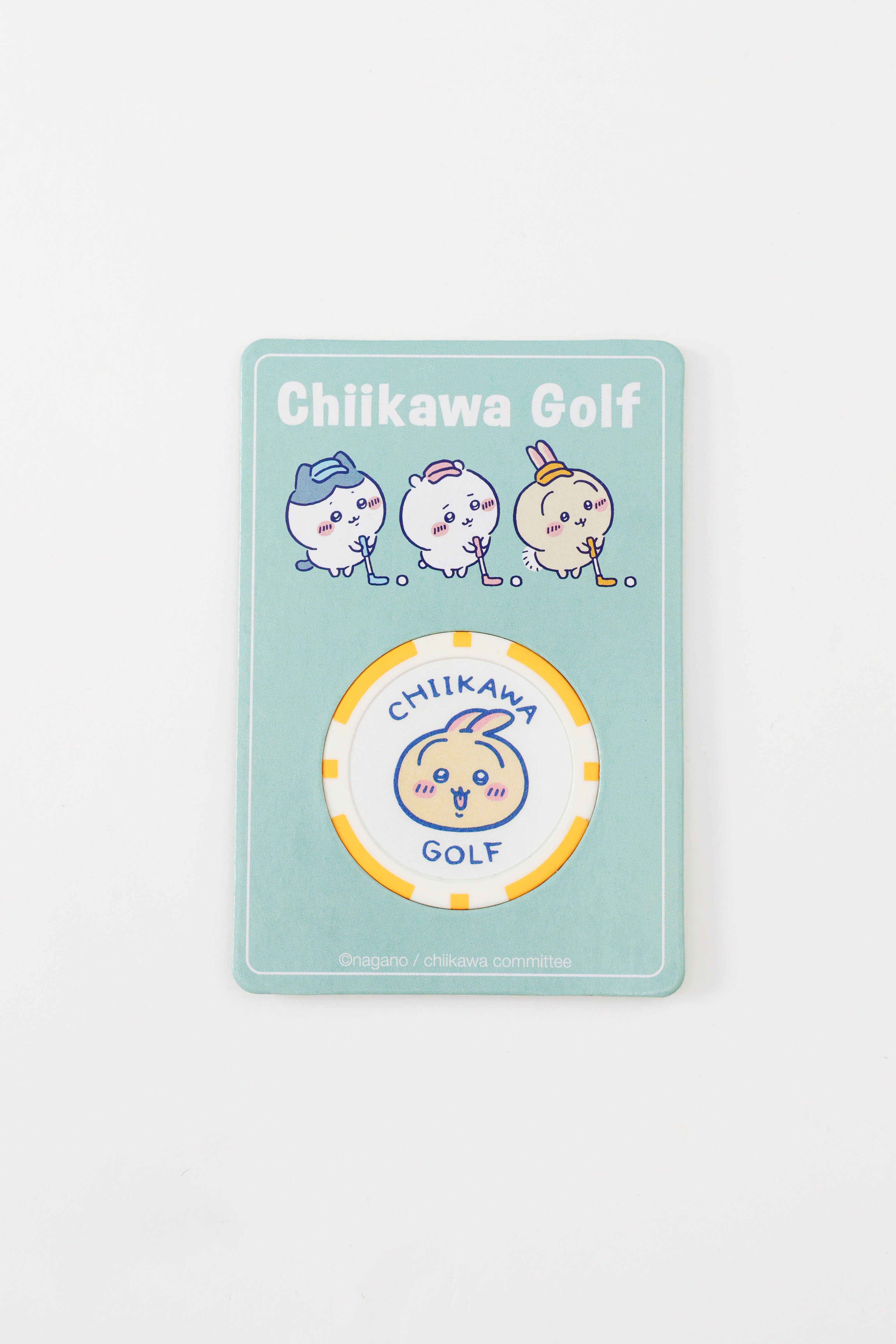 【2BUY10%OFF対象商品】ちいかわGOLF カジノマーカー うさぎ