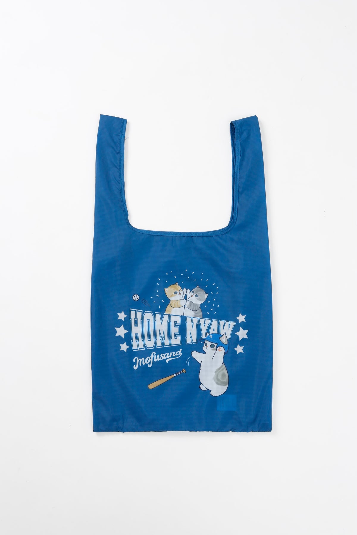 mofusand エコバッグ HOME NYAW ブルー ONE