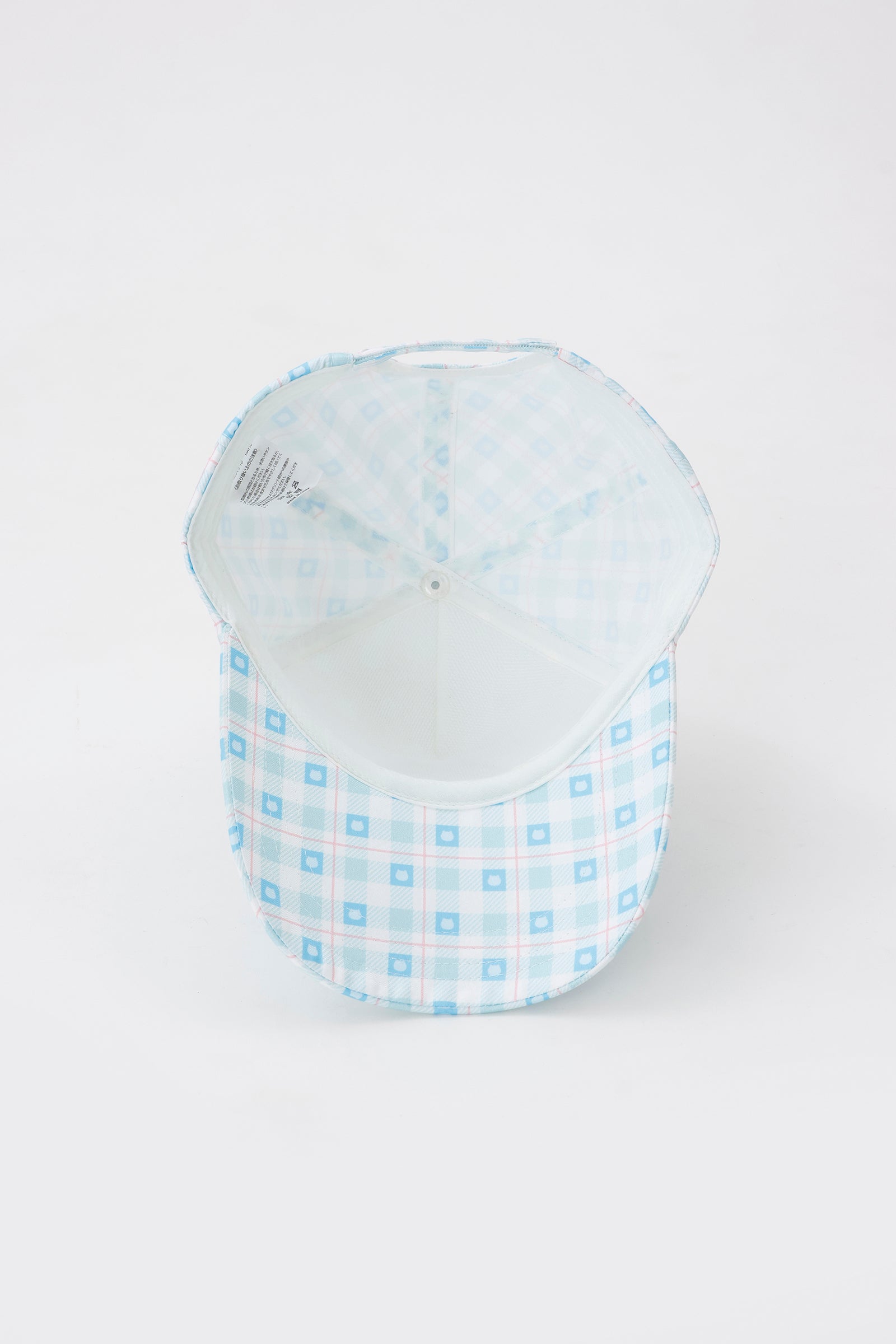 ちいかわ チェックシリーズ CAP ハチワレ ブルー