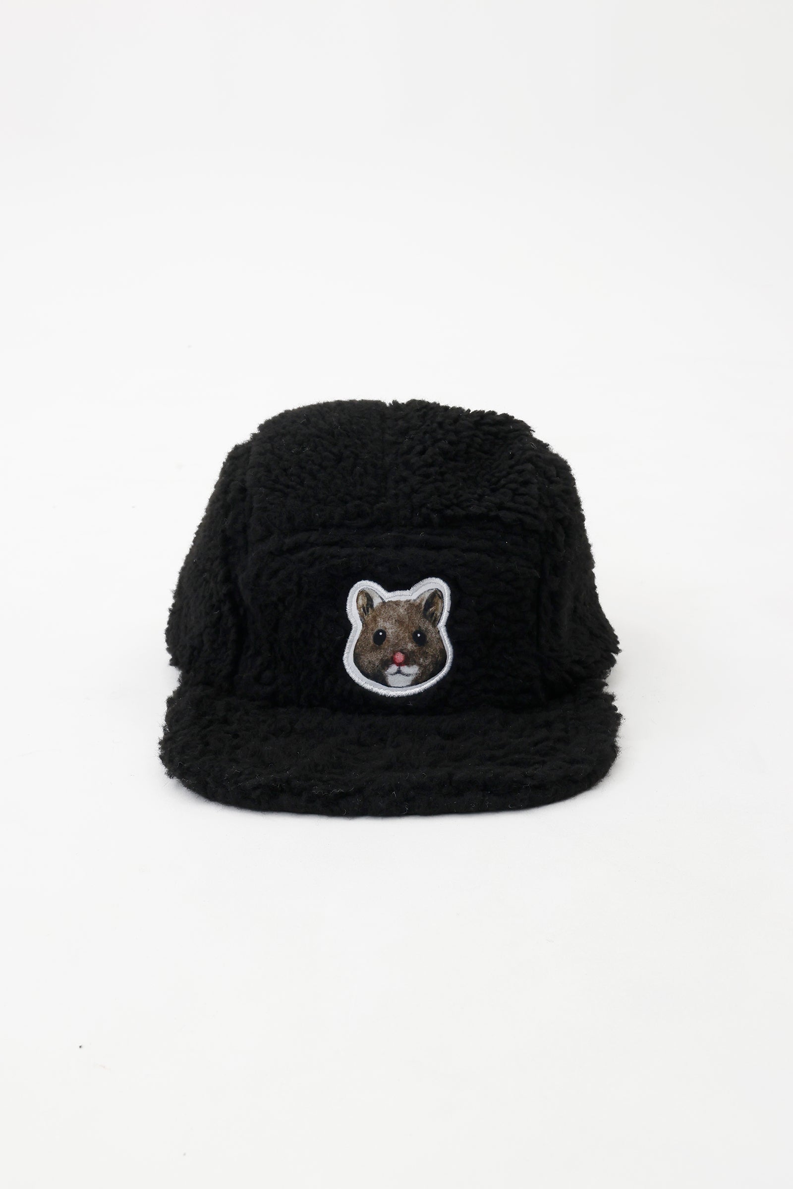 助六の日常 もこもこCAP くろがね ブラック