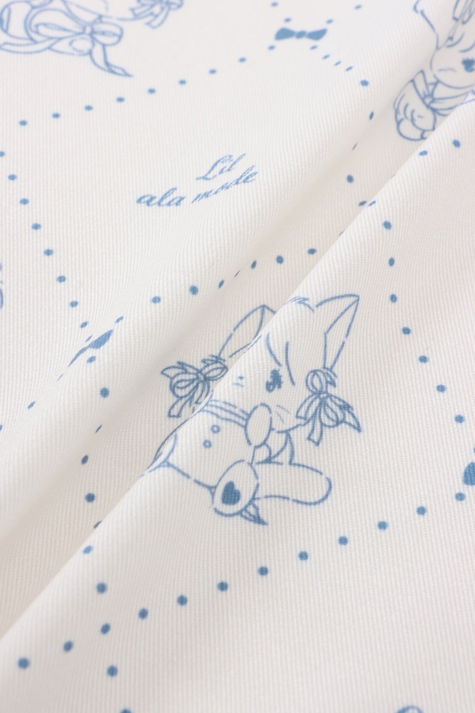 Lil ala mode エプロン Mint Ribbon ミント FREE