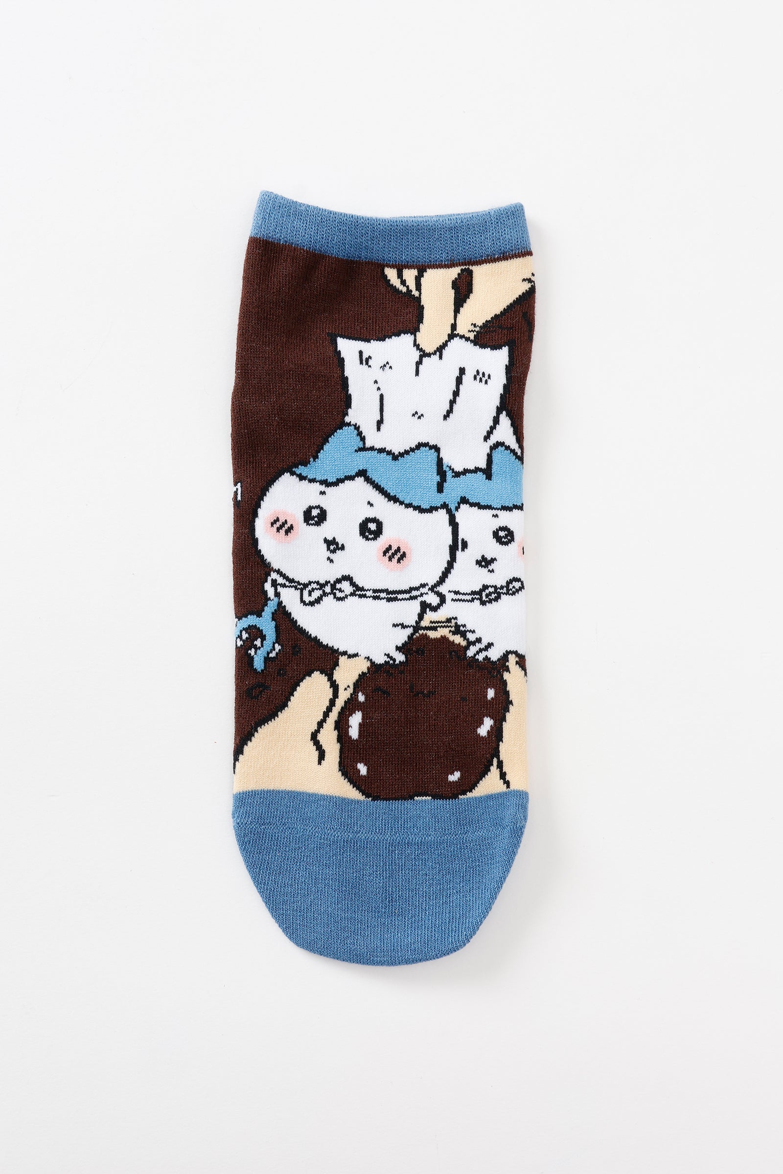 ちいかわ クルーソックス ハチワレ チップチャップ 23-25cm