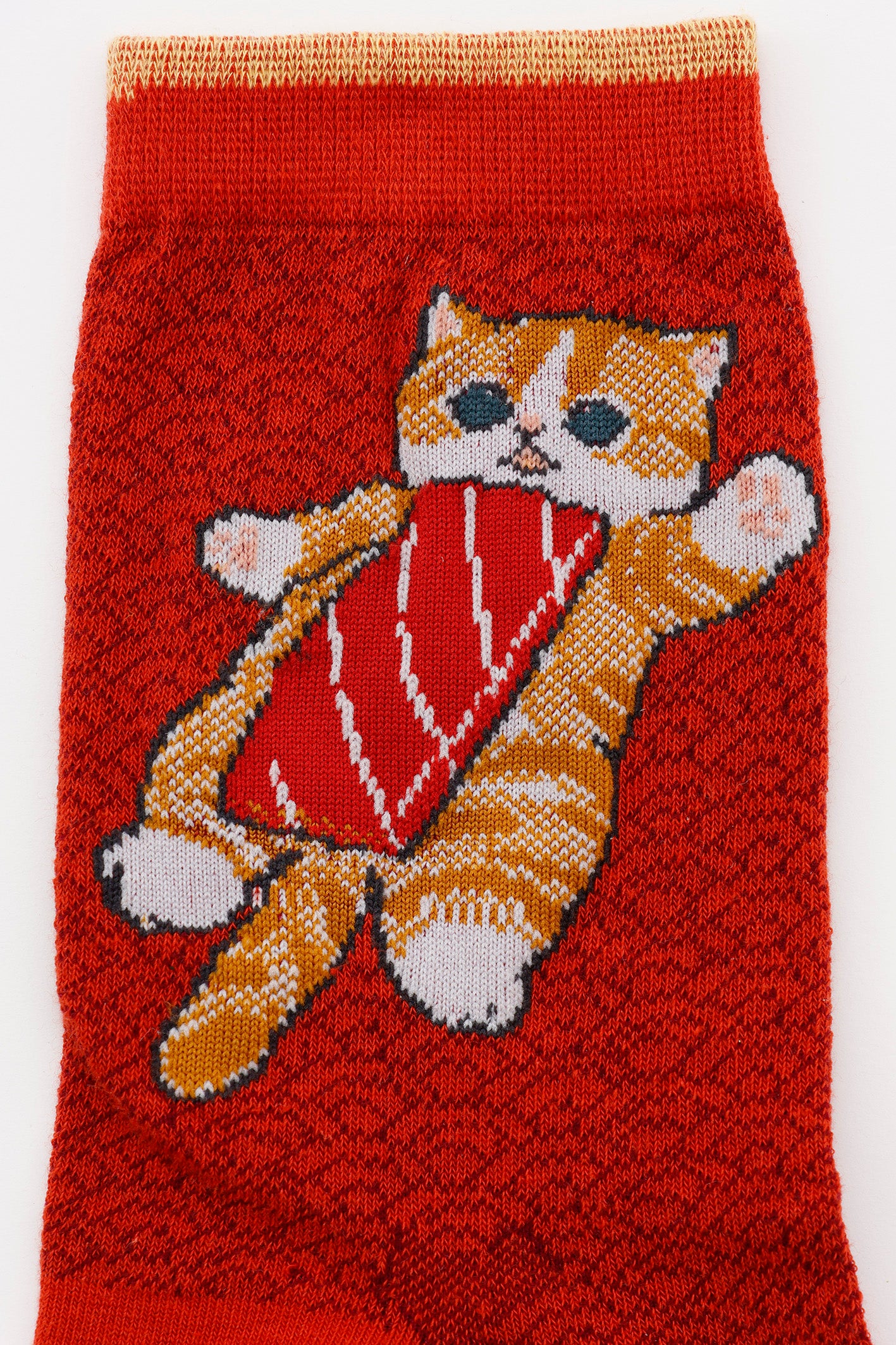 【2BUY10%OFF対象商品】mofusand お寿司 クルーソックス まぐろ レッド