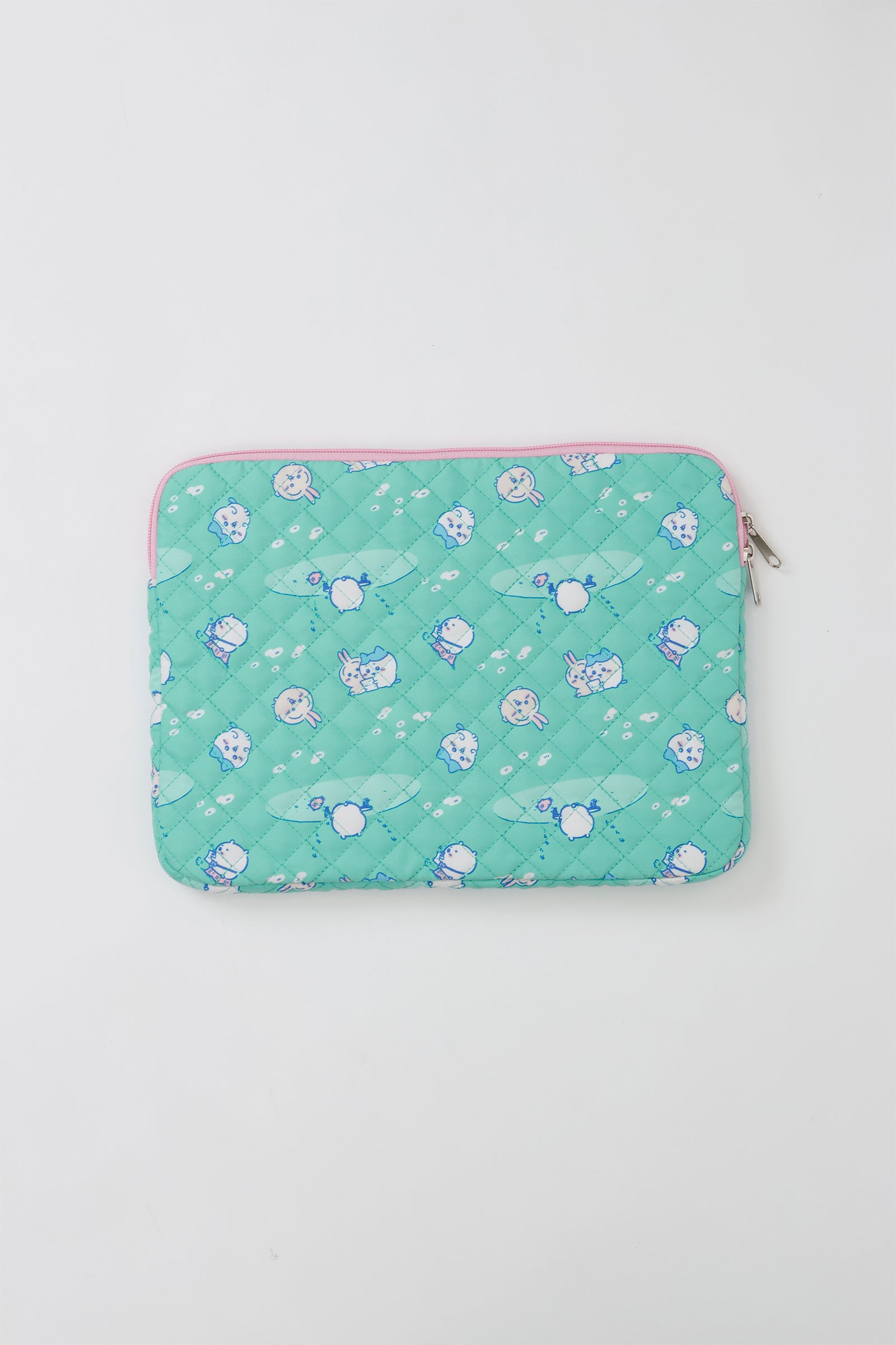 【2BUY10%OFF対象商品】ちいかわ マルチケース 試験勉強 グリーン