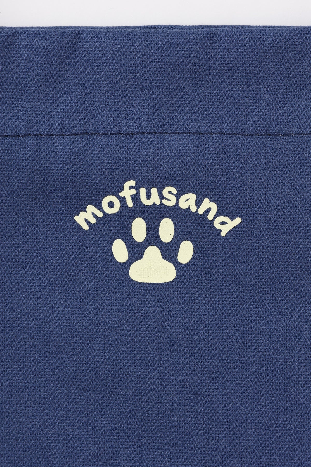mofusand  レンチキュラートートバッグ POPPING CAT ネイビー ONE