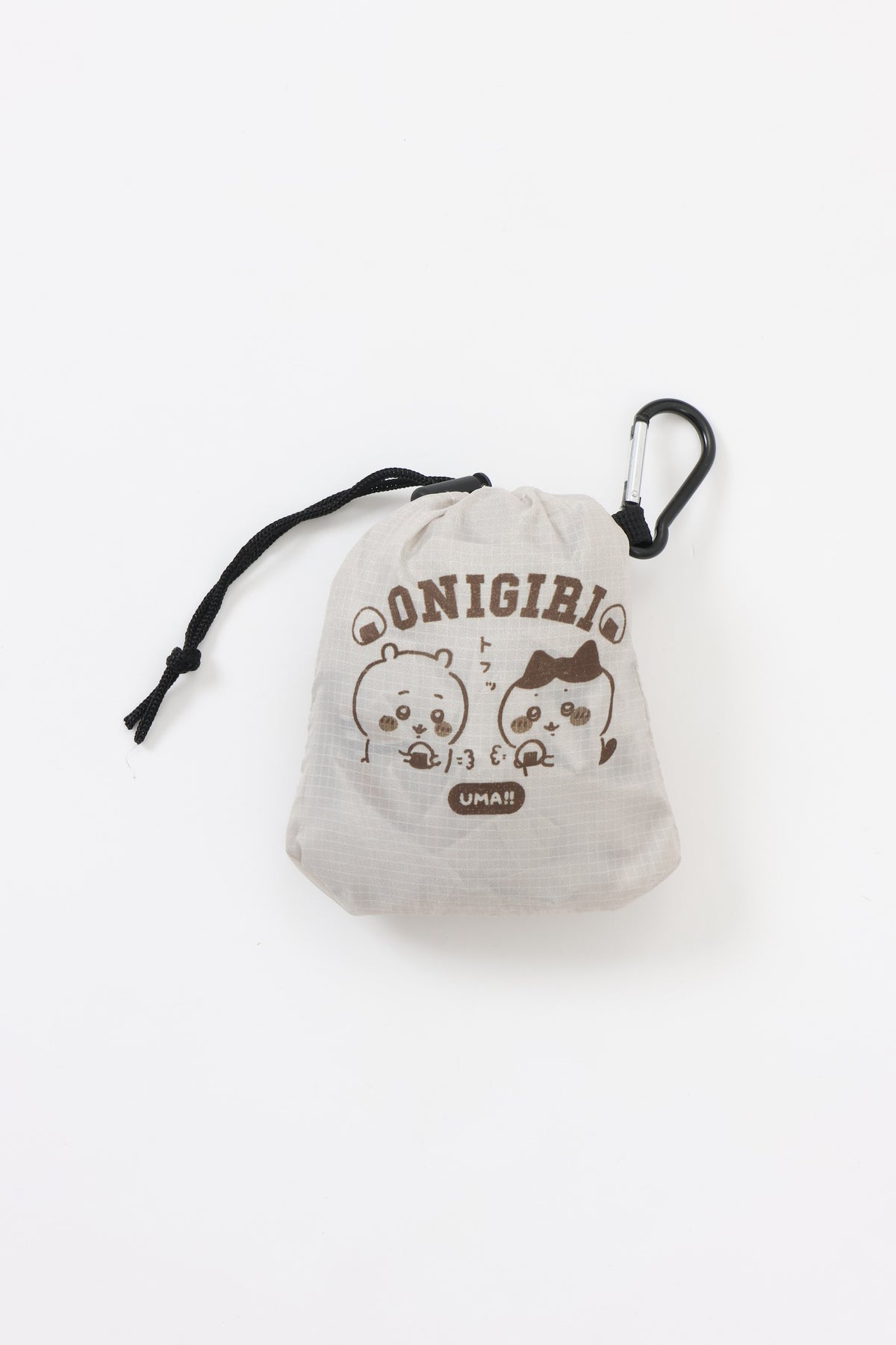 ちいかわ エコバッグ ONIGIRI UMA!! ベージュ ONE