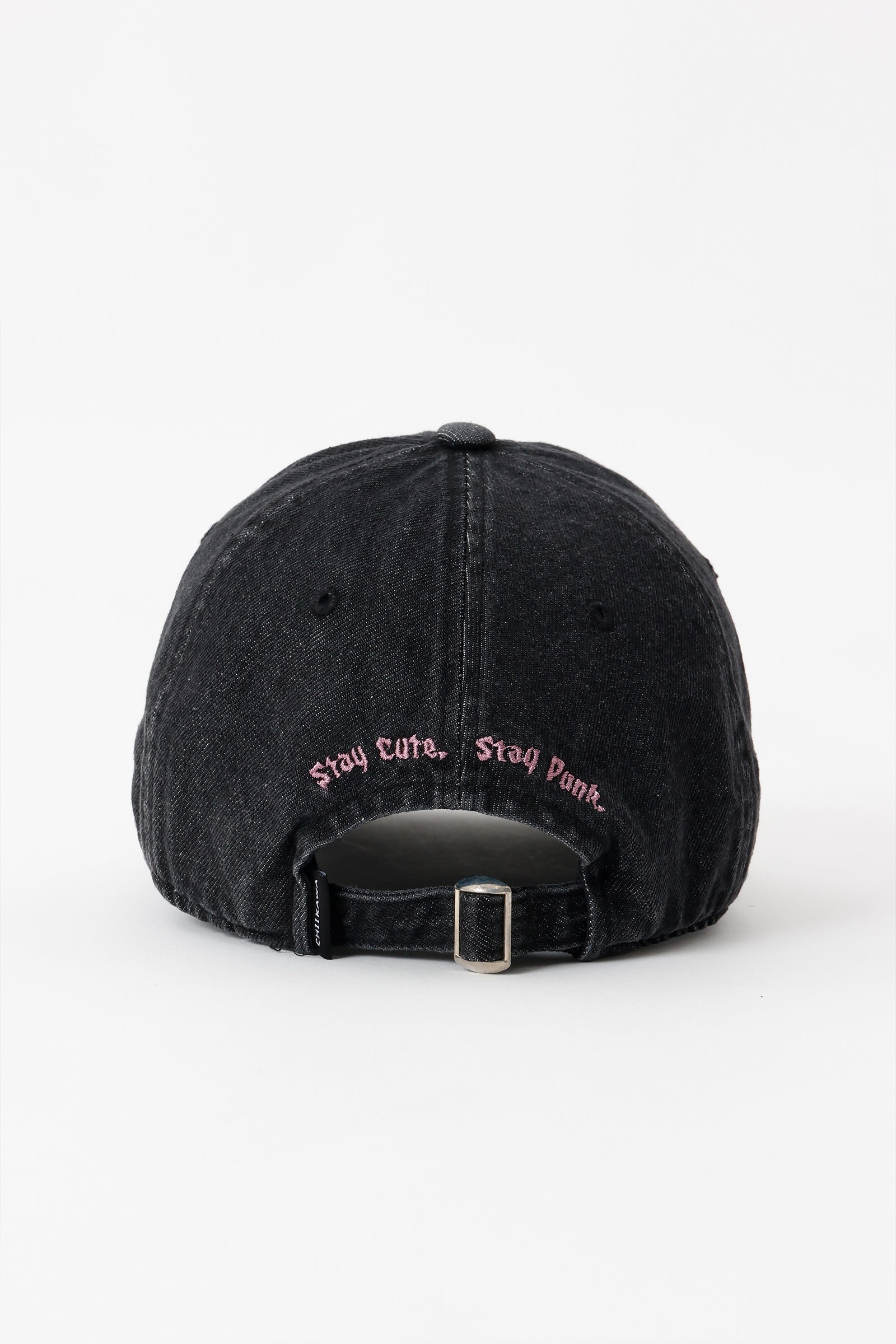 ちいかわ キャップ  STAY CUTE STAY PUNK ブラック
