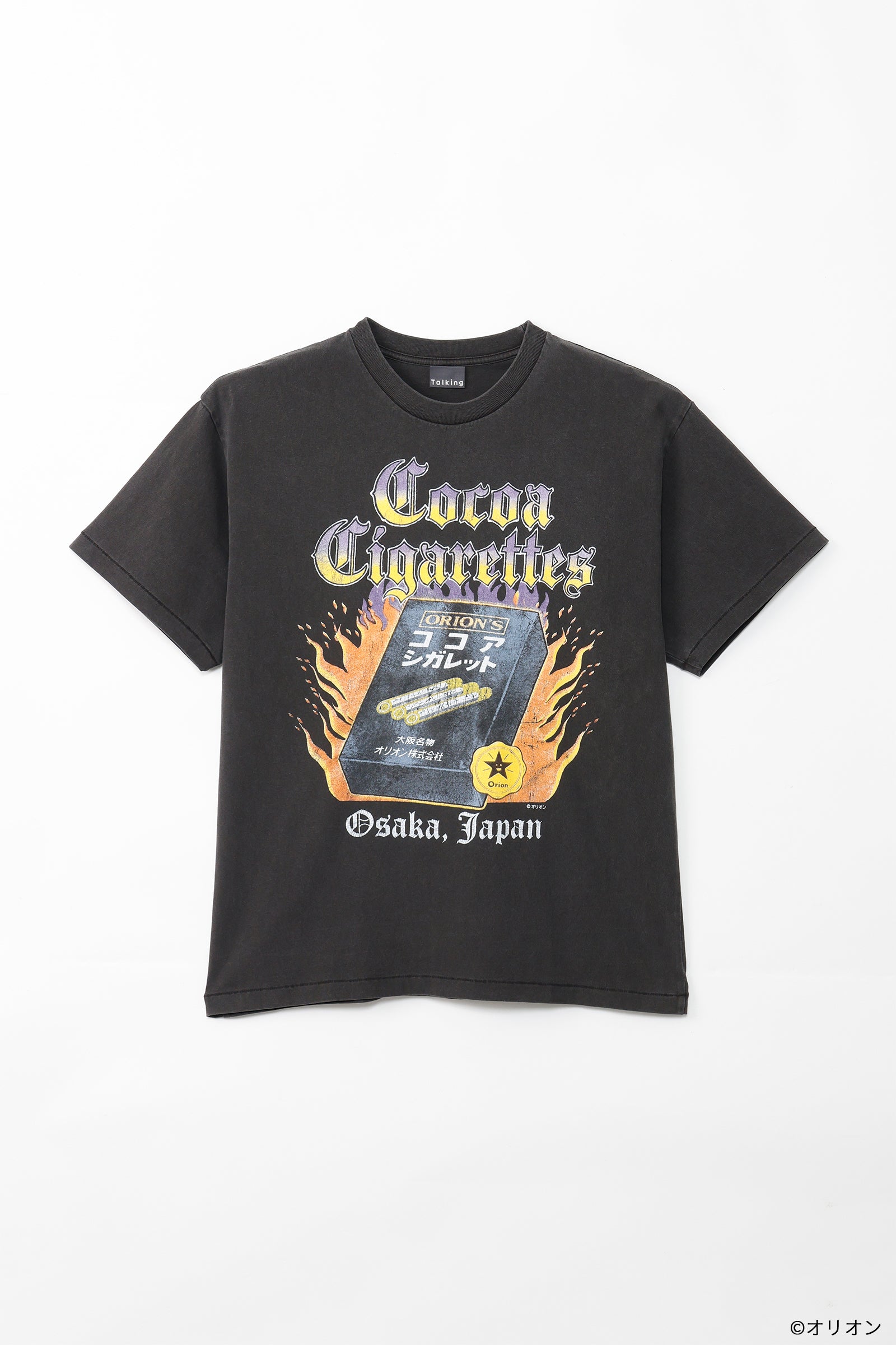 OKAYu様 TシャツブラウンC、黒 ココアシガレット Tシャツ 駄菓子ロック ブラック