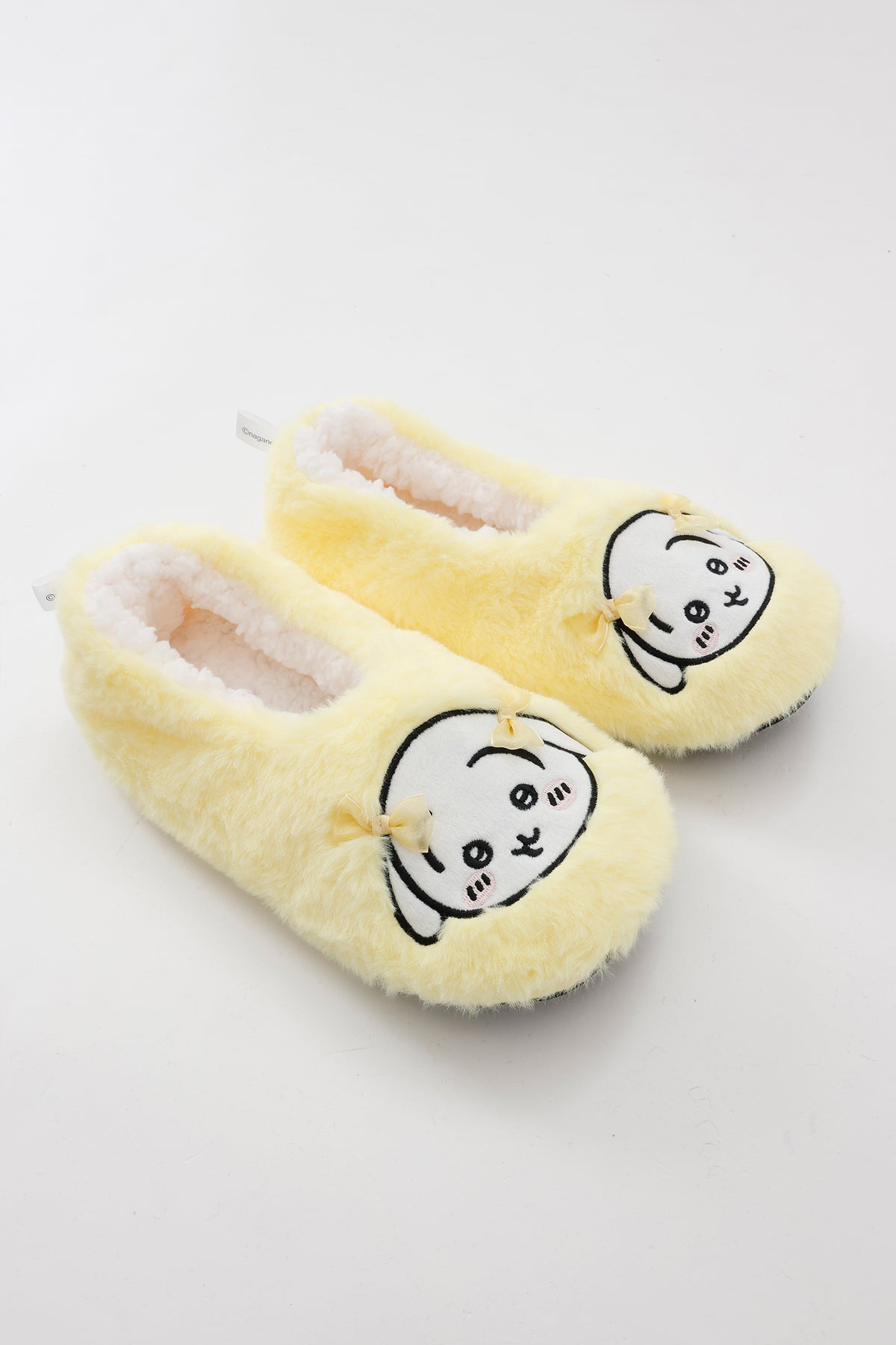 【追加生産予約】ちいかわ ルームシューズ うさぎリボン イエロー