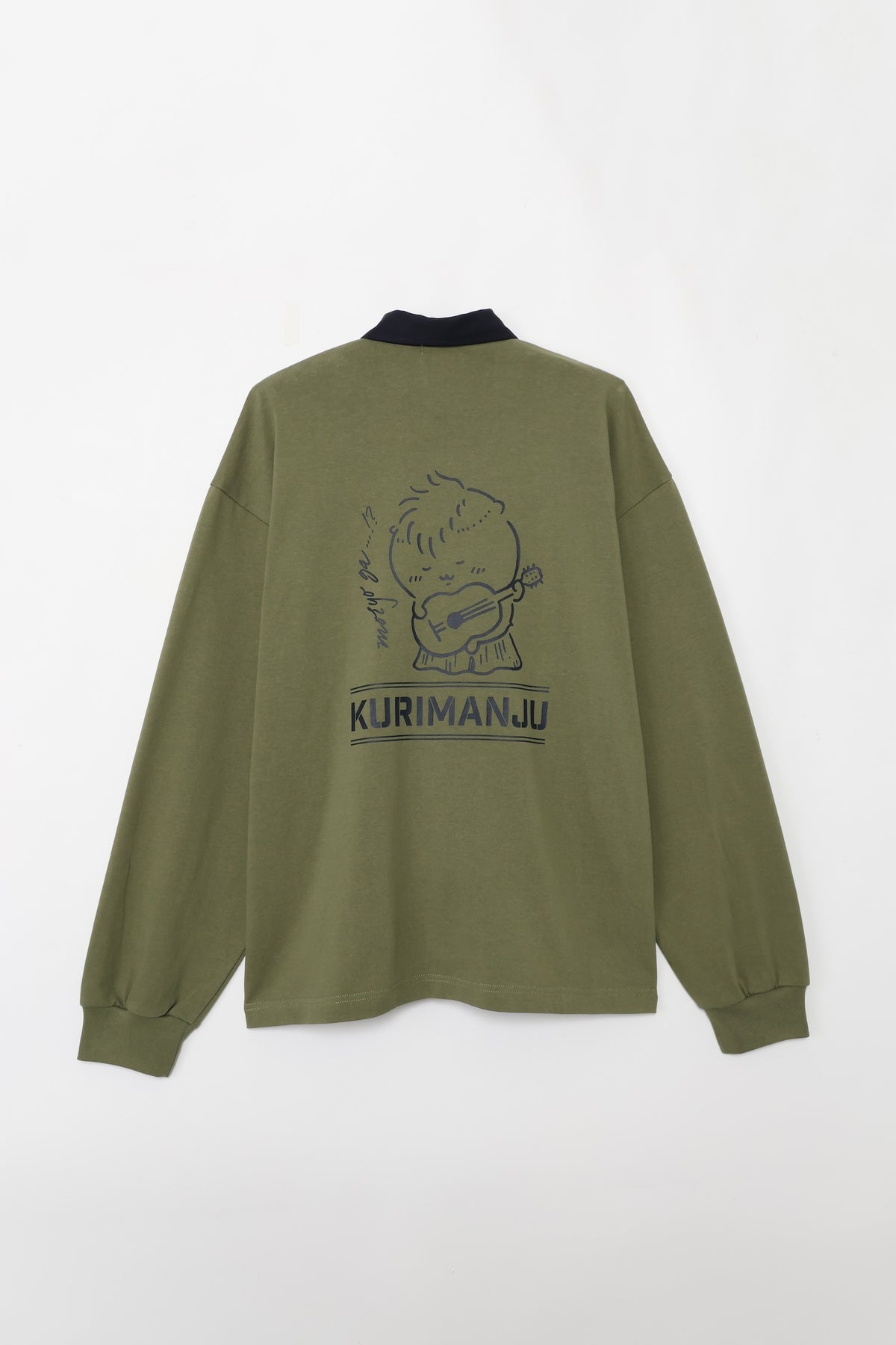 ちいかわ ラガーシャツ くりまんじゅう オリーブ