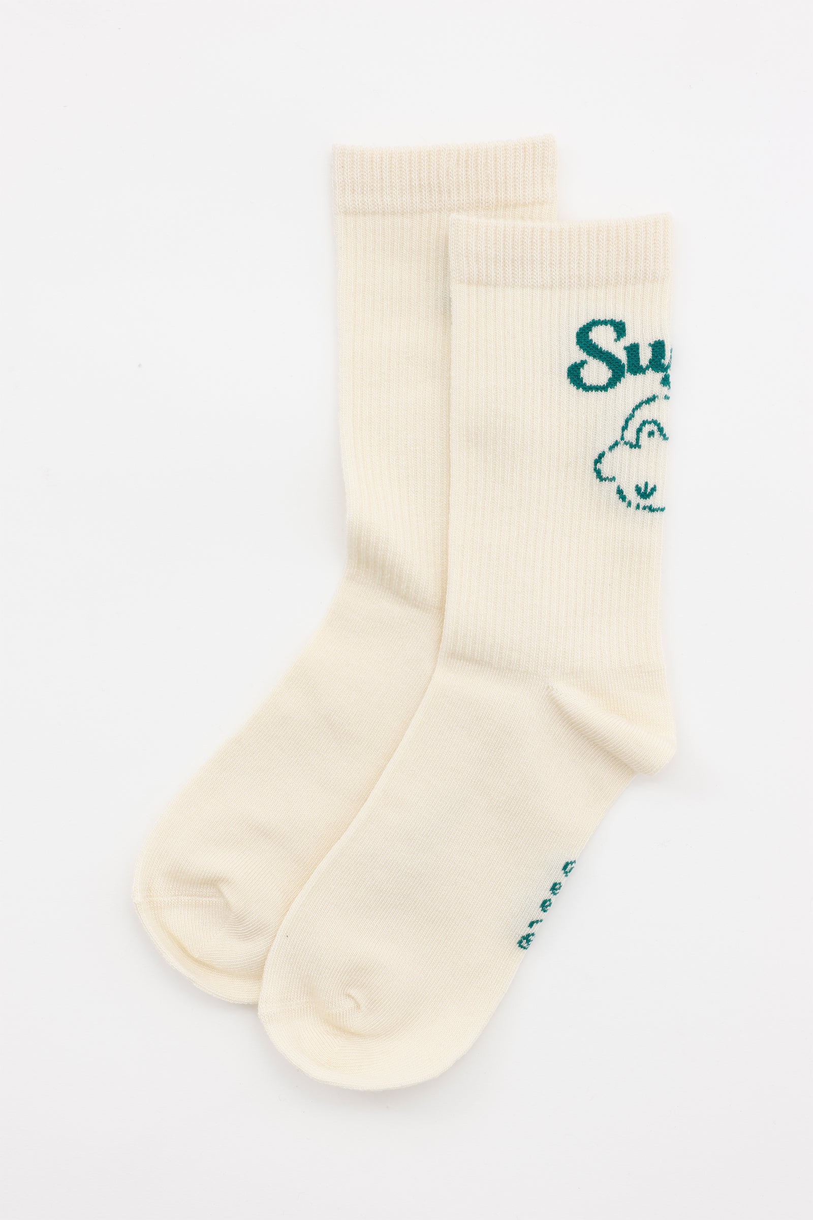 【2BUY10%OFF対象商品】コウペンちゃん ソックス Sugoi アイボリー 22-24cm