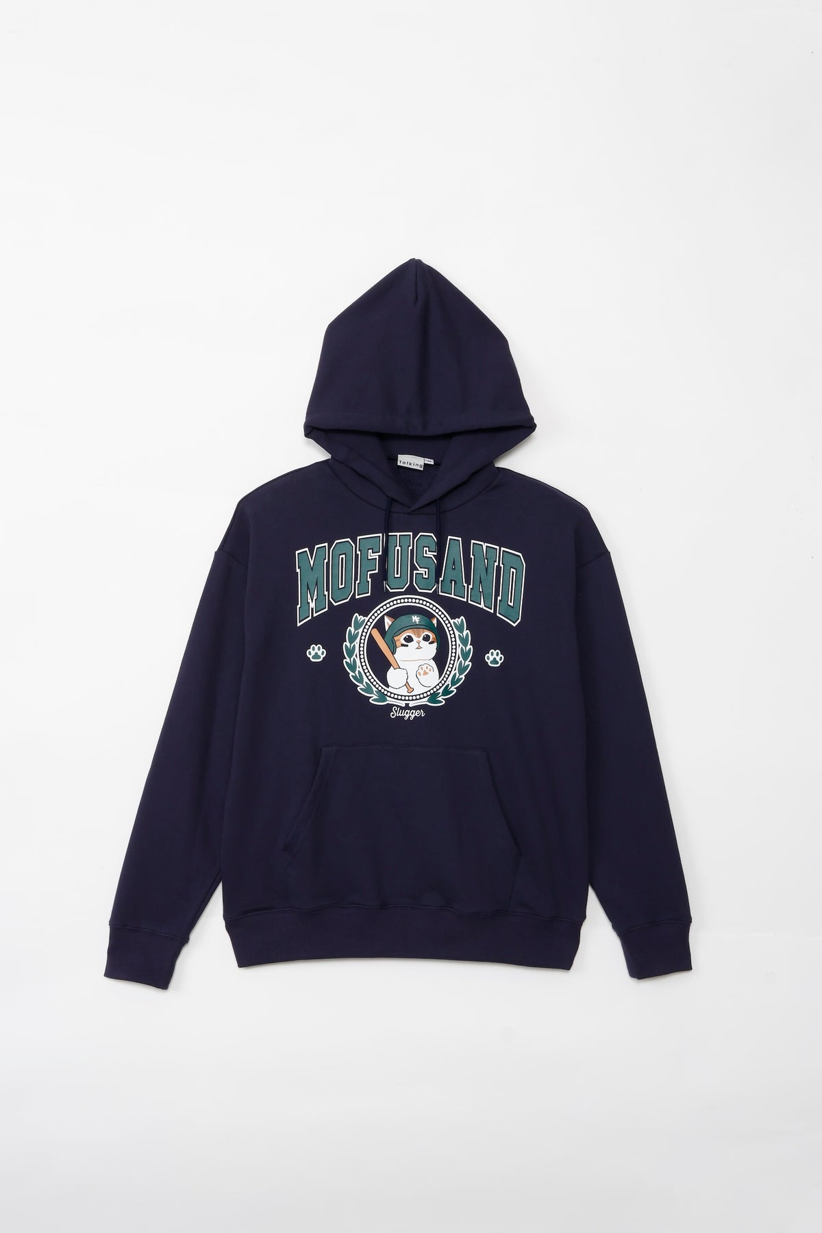 mofusand スウェットパーカー Slugger  ネイビー