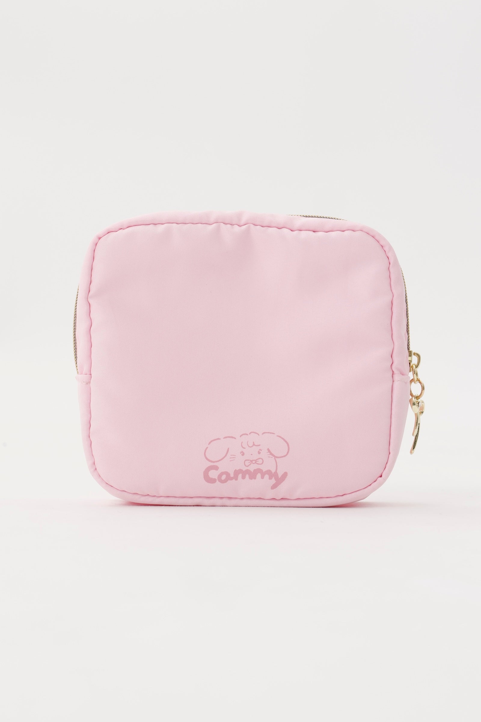Lil ala mode ぷっくりアップリケポーチ CAMMY ピンク ONE