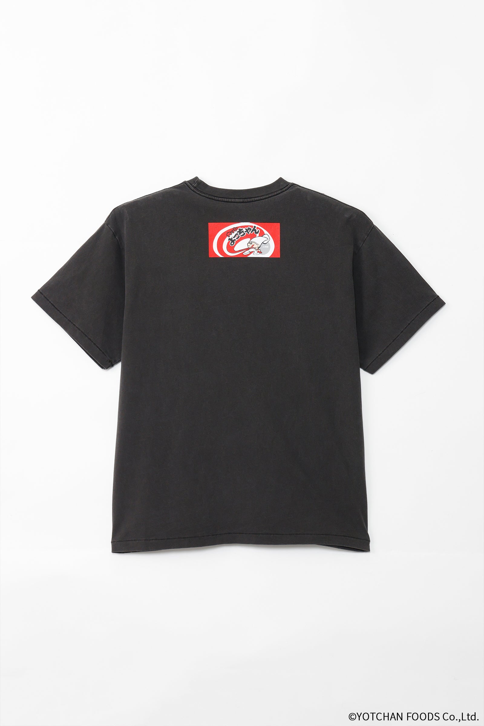 【7月中旬以降お届け】よっちゃんいか Tシャツ 駄菓子ロック ブラック