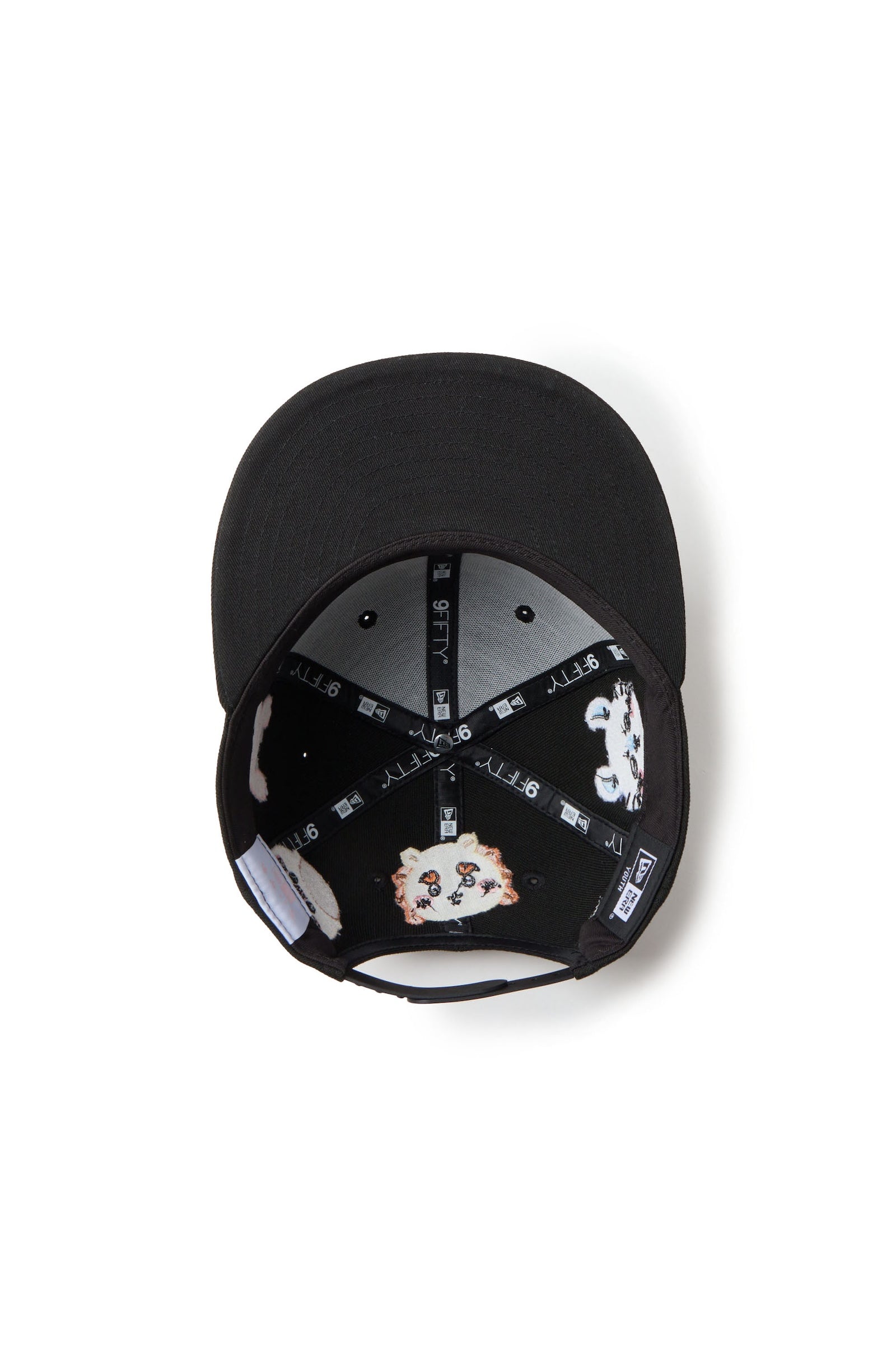 キッズ Youth 9FIFTY ちいかわ / キャラALL OVER ブラック