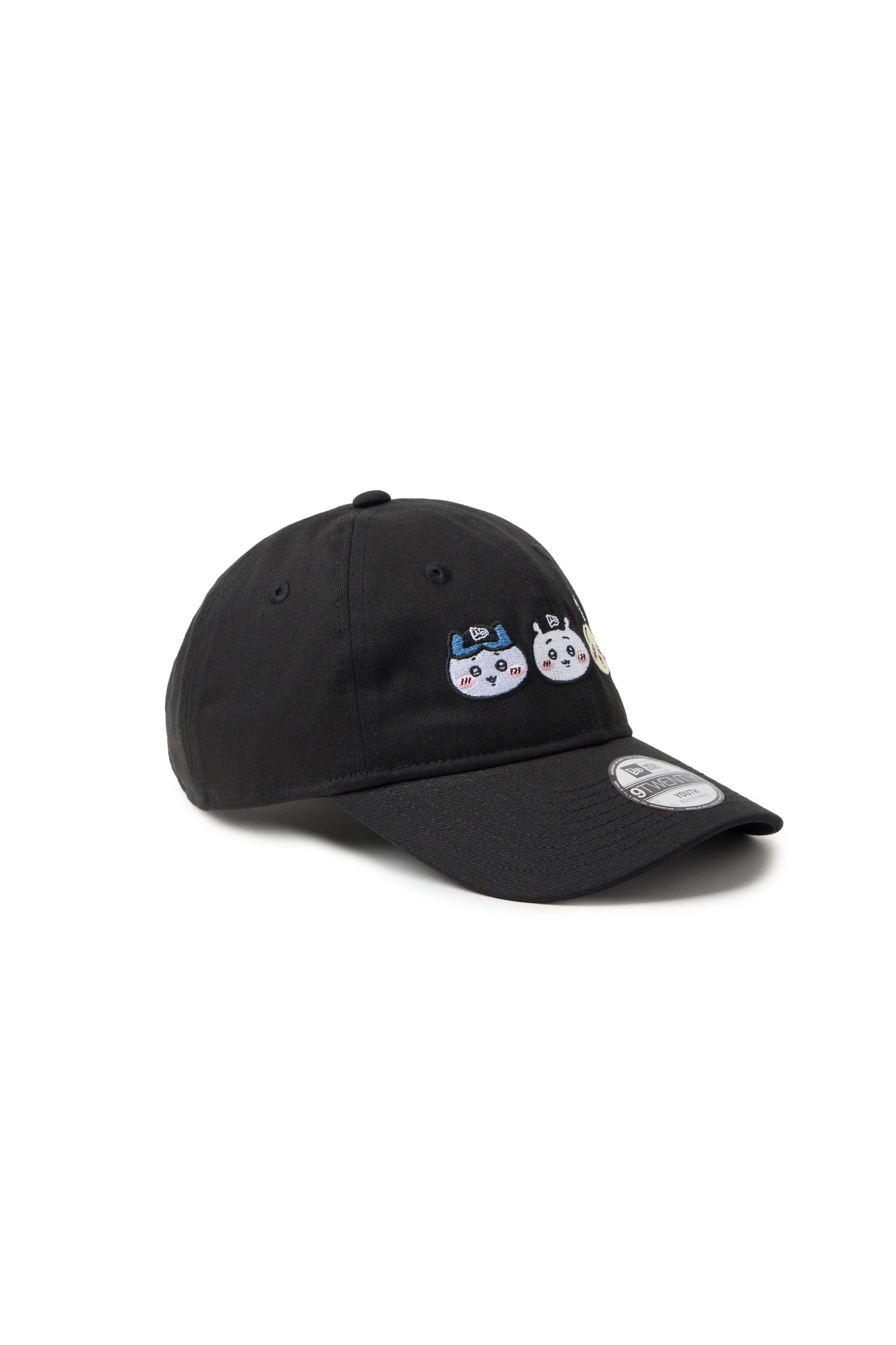 キッズ Youth 9TWENTY ちいかわ / ちいかわ・ハチワレ・うさぎ ブラック