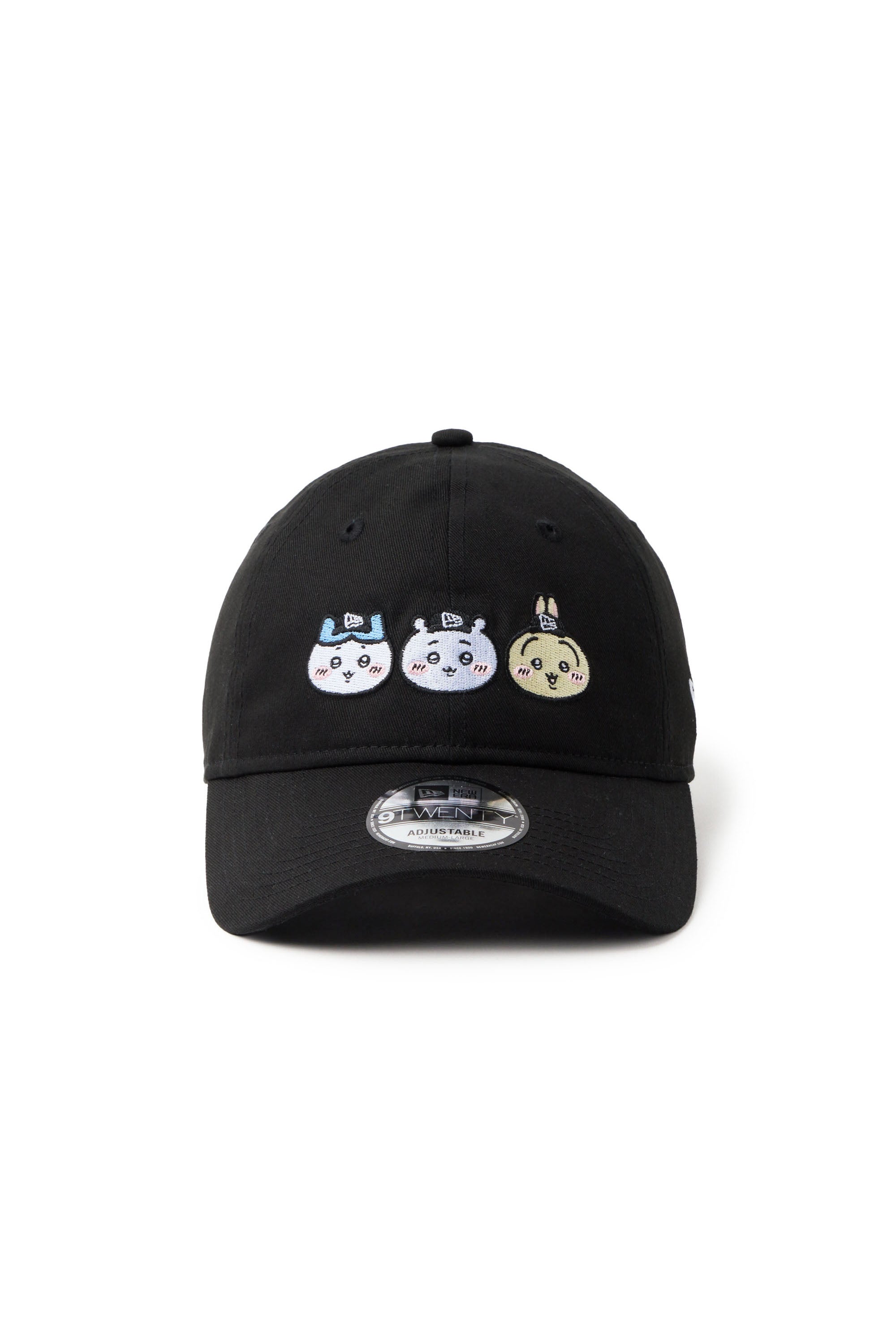 9TWENTY ちいかわ / ちいかわ・ハチワレ・うさぎ ブラック