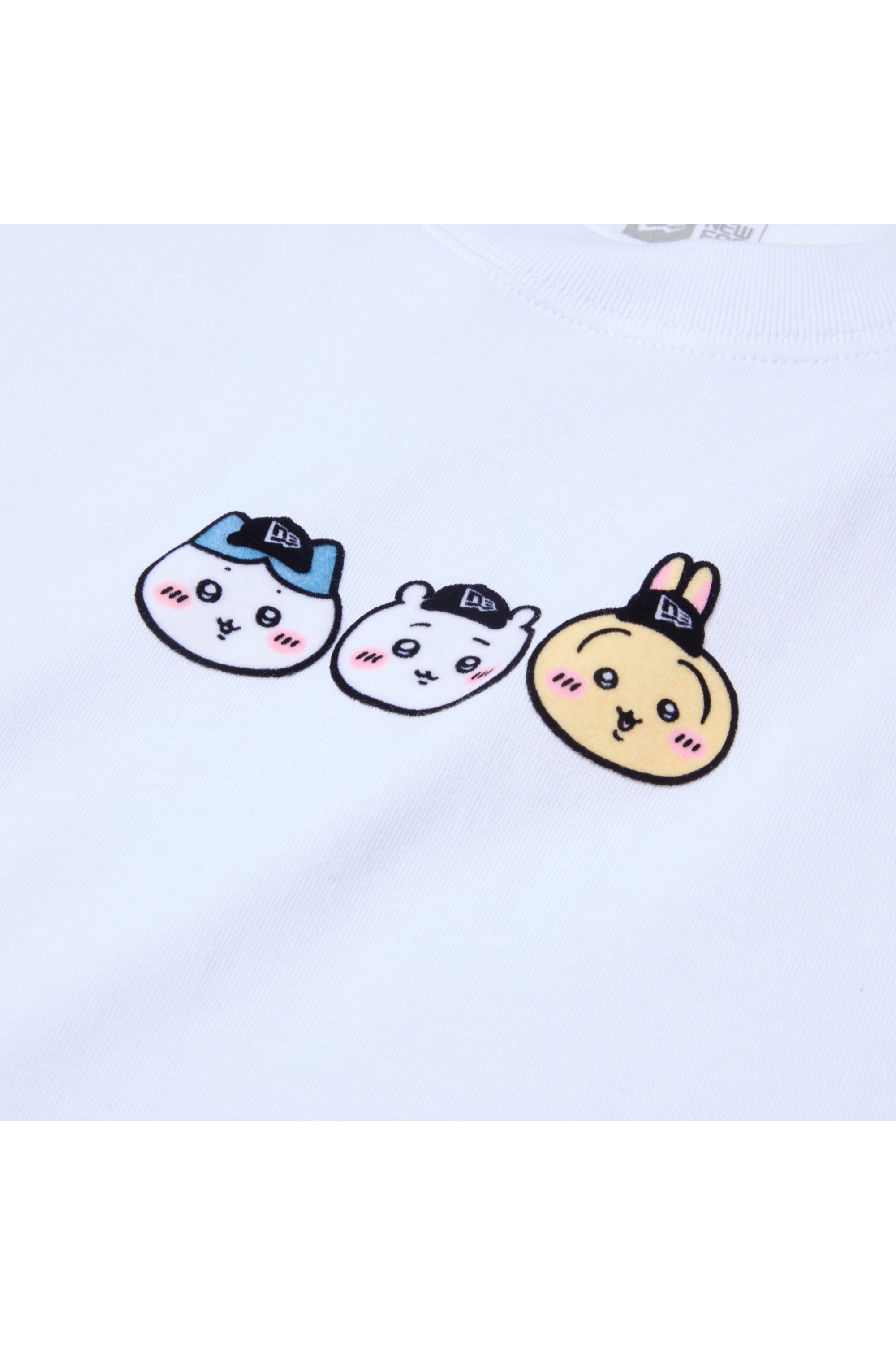 半袖 コットン Tシャツ ちいかわ / ちいかわ・ハチワレ・うさぎ ホワイト