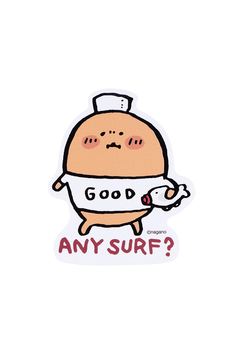 【2BUY10%OFF対象商品】ナガノマーケット スマホに貼れるサイズのステッカー（波ある？）
