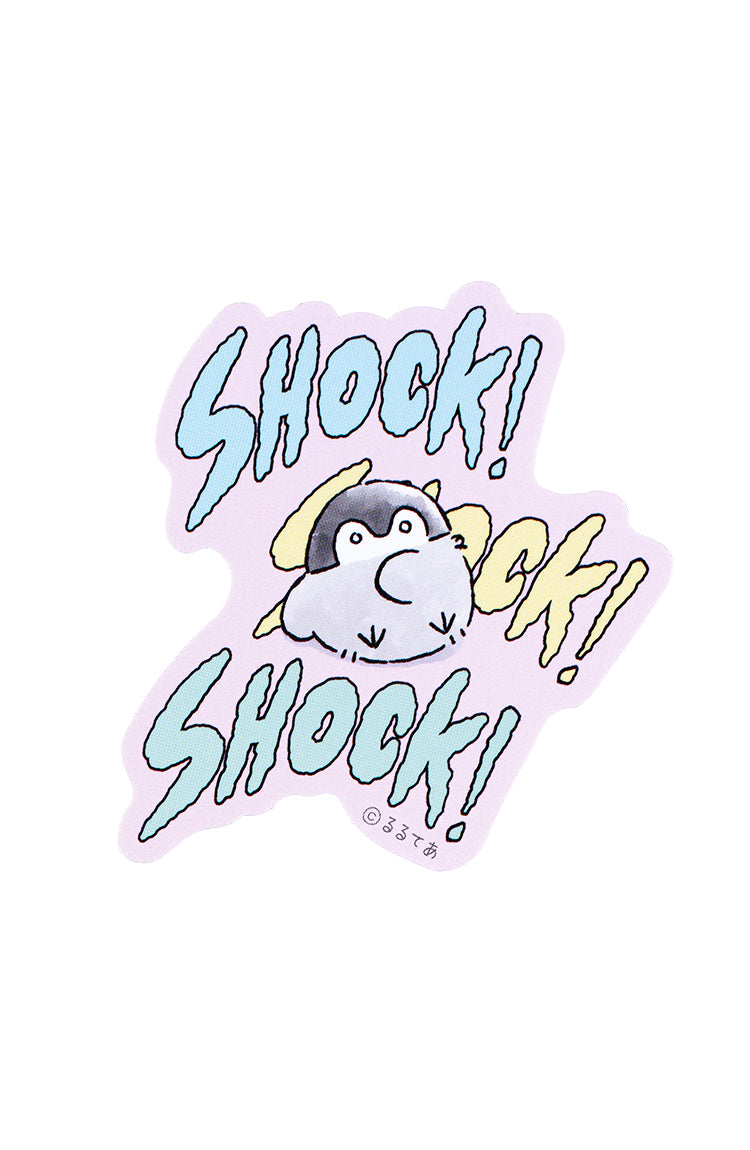 【2BUY10%OFF対象商品】コウペンちゃん スマホに貼れるサイズのステッカー（SHOCK）