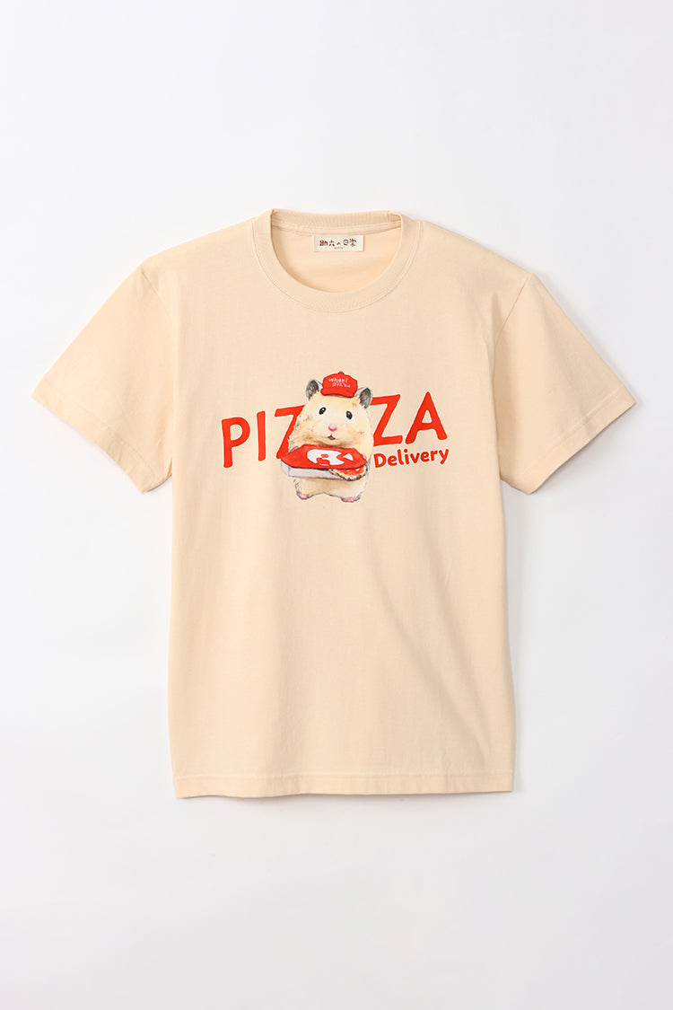 助六の日常 Tシャツ PIZZA ナチュラル