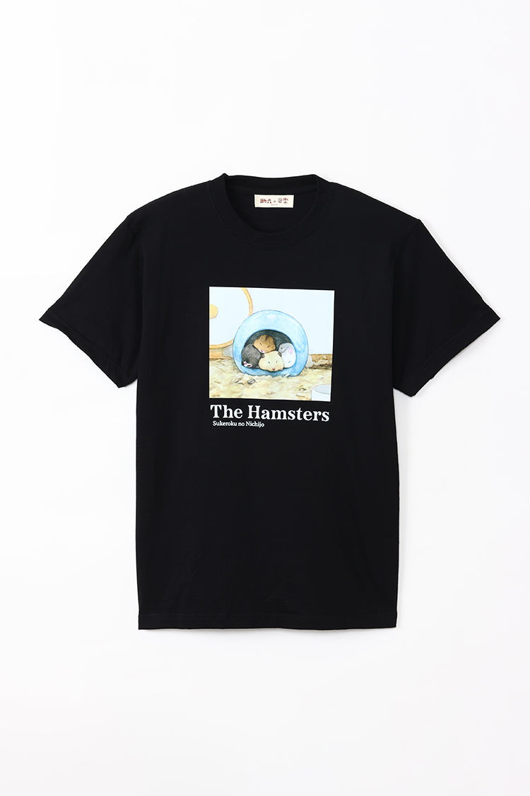 助六の日常 Tシャツ ハムスター達 ブラックのページ
