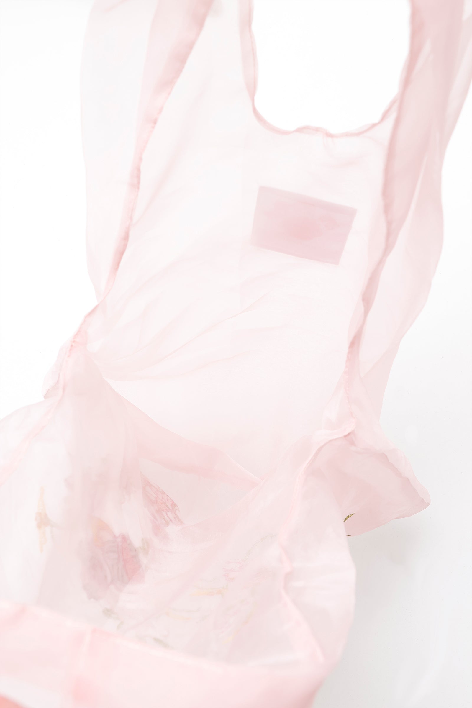 【2BUY10%OFF対象商品】mofusand×日比谷花壇 チュールバッグ コイブルーム ピンク