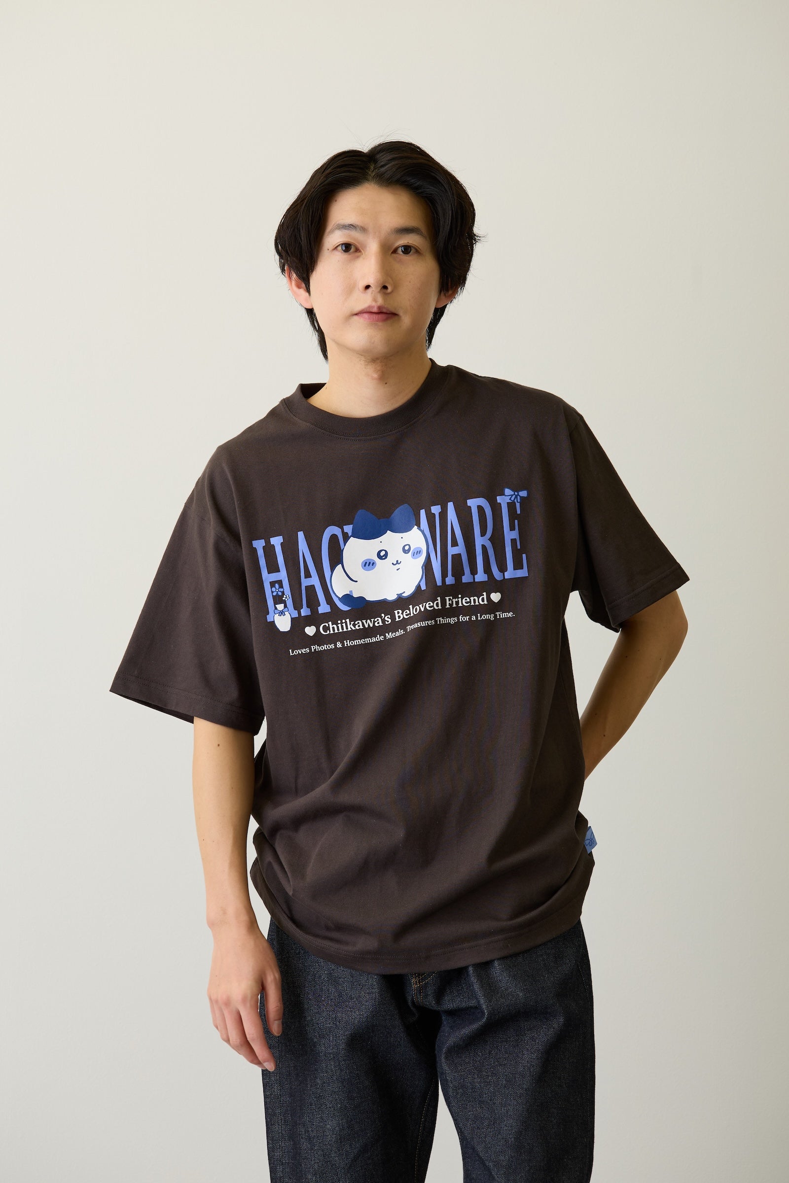 ちいかわ Tシャツ ハチワレシリーズ スミ