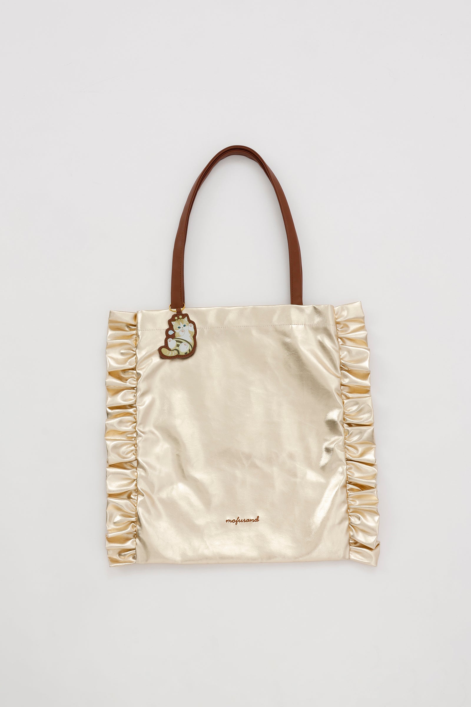 mofusand ラメトートバッグ ハチにゃん ゴールド