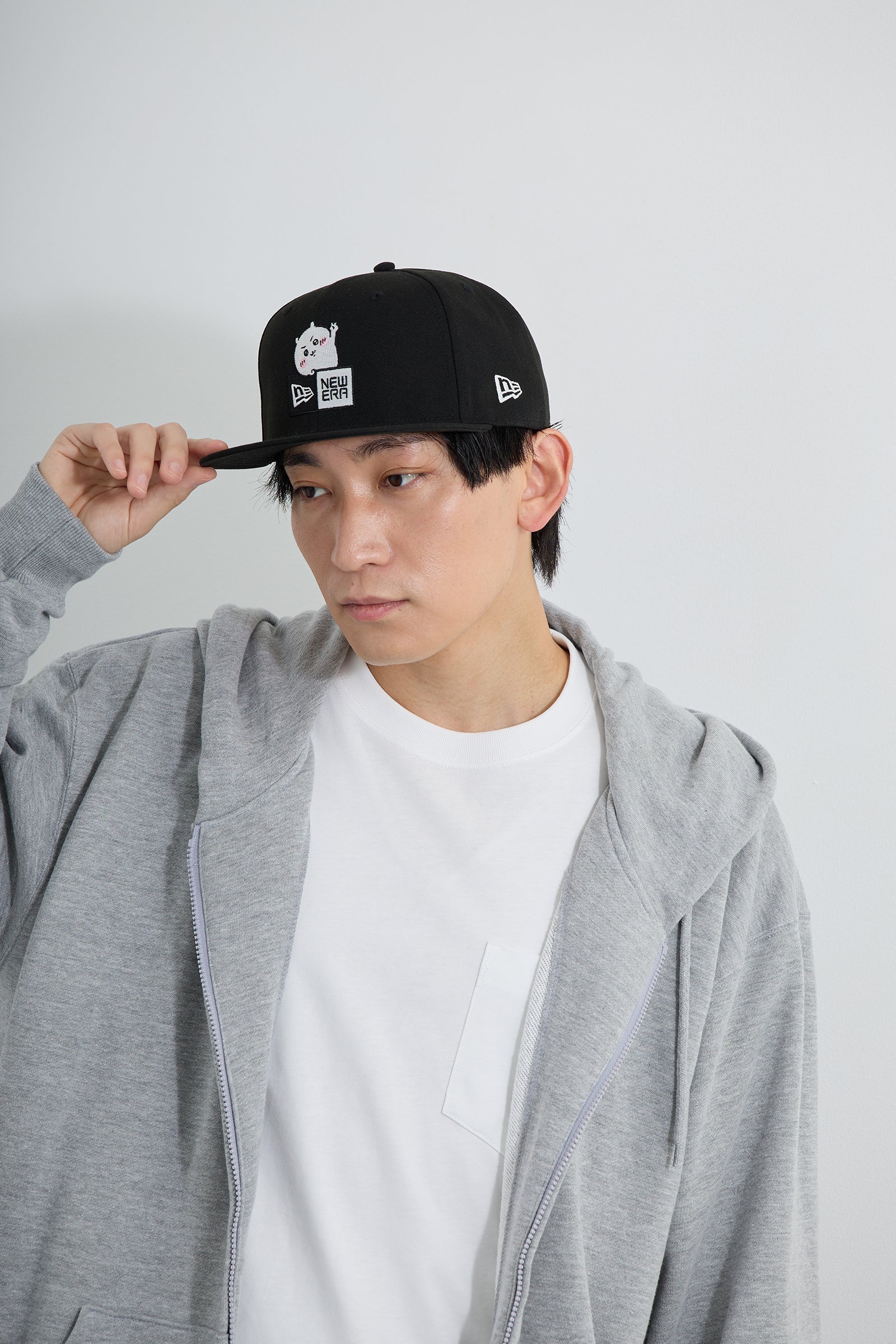 【2BUY10%OFF対象商品】NEW ERA® 9FIFTY™ ちいかわ BOX LOGO BLACK
