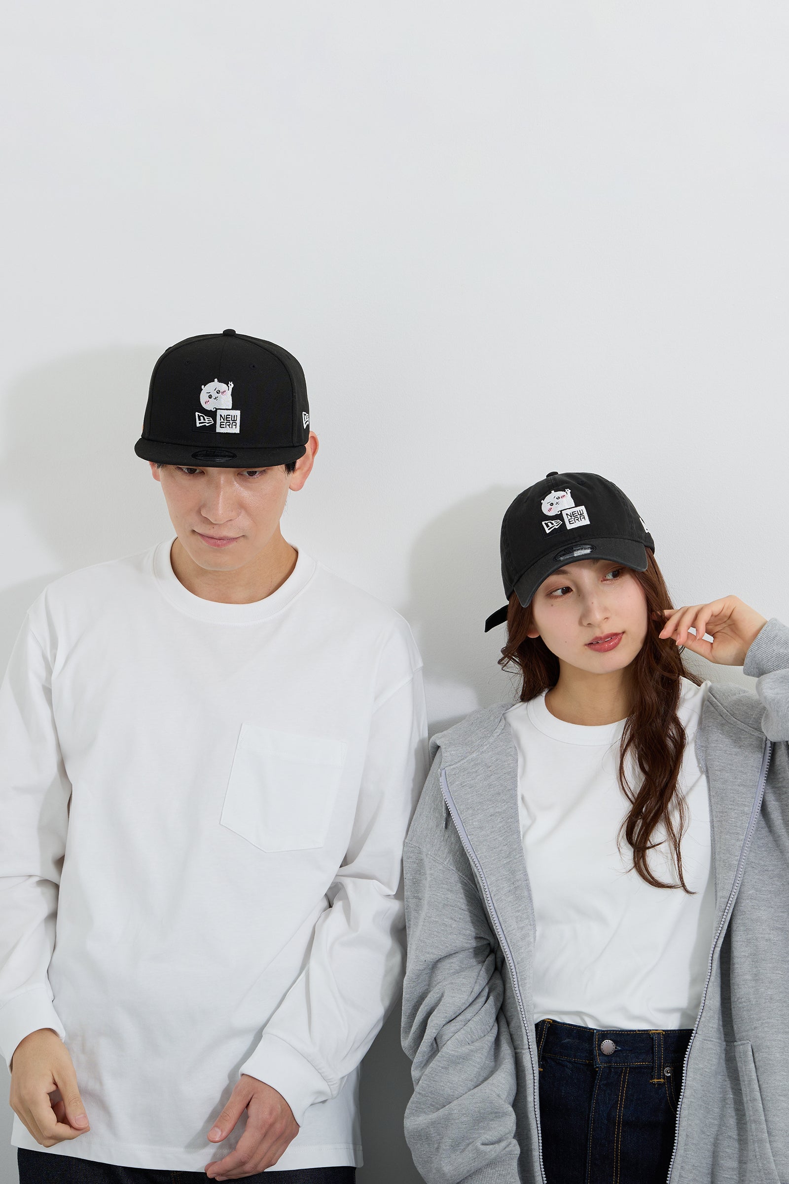 【2BUY10%OFF対象商品】NEW ERA® 9FIFTY™ ちいかわ BOX LOGO BLACK