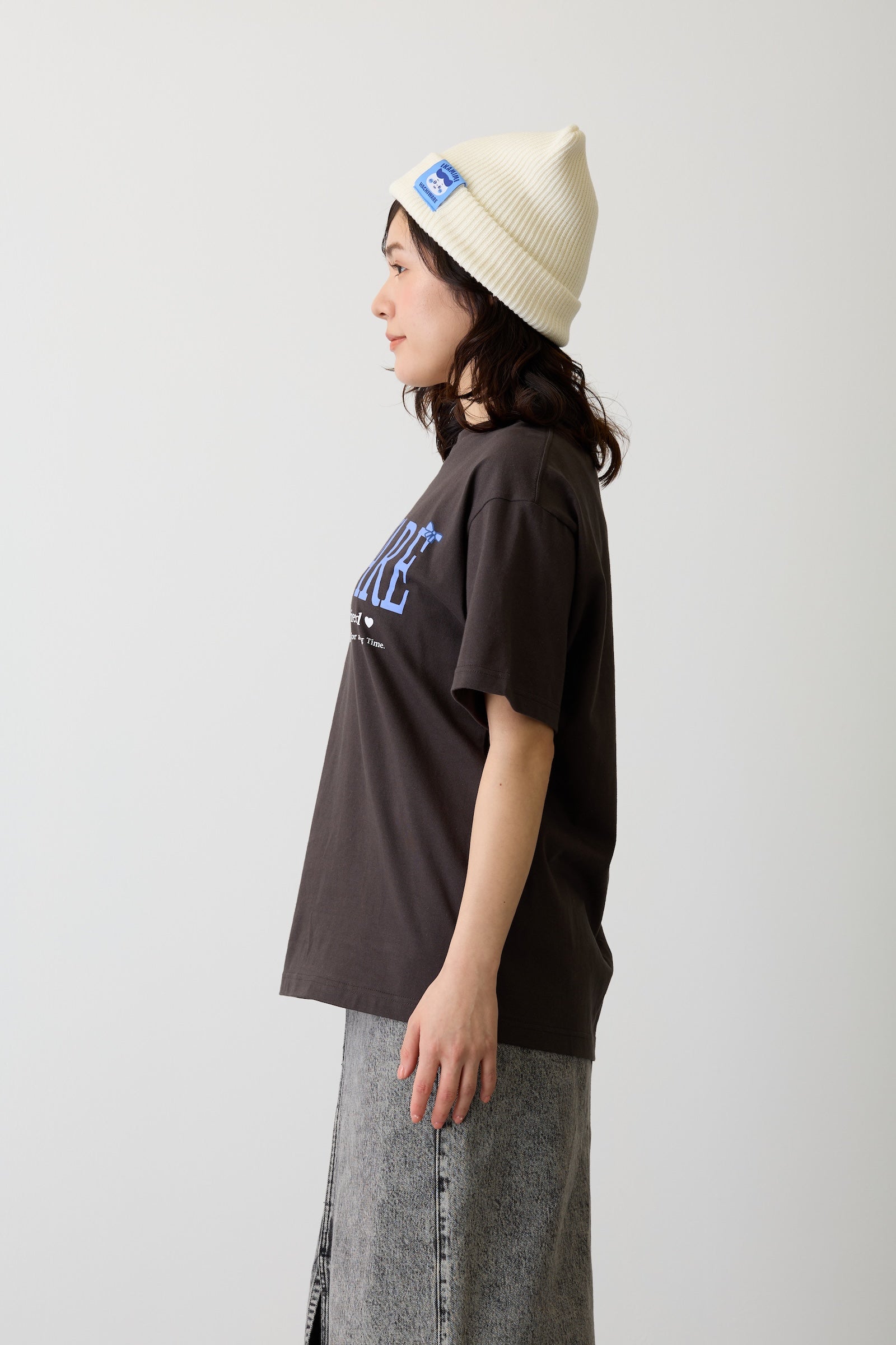 ちいかわ Tシャツ ハチワレシリーズ スミ