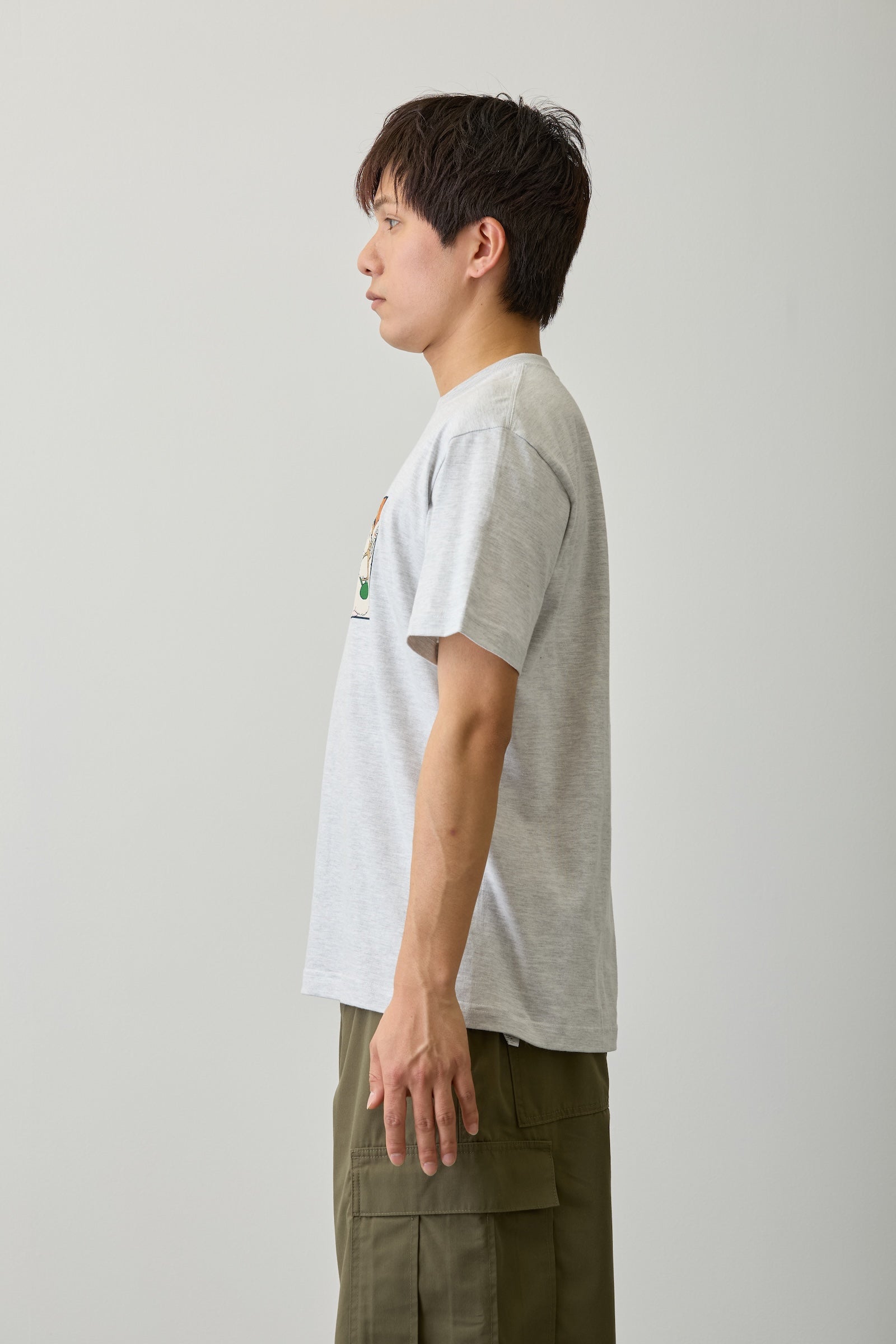 助六の日常 Tシャツ 探検 アッシュ