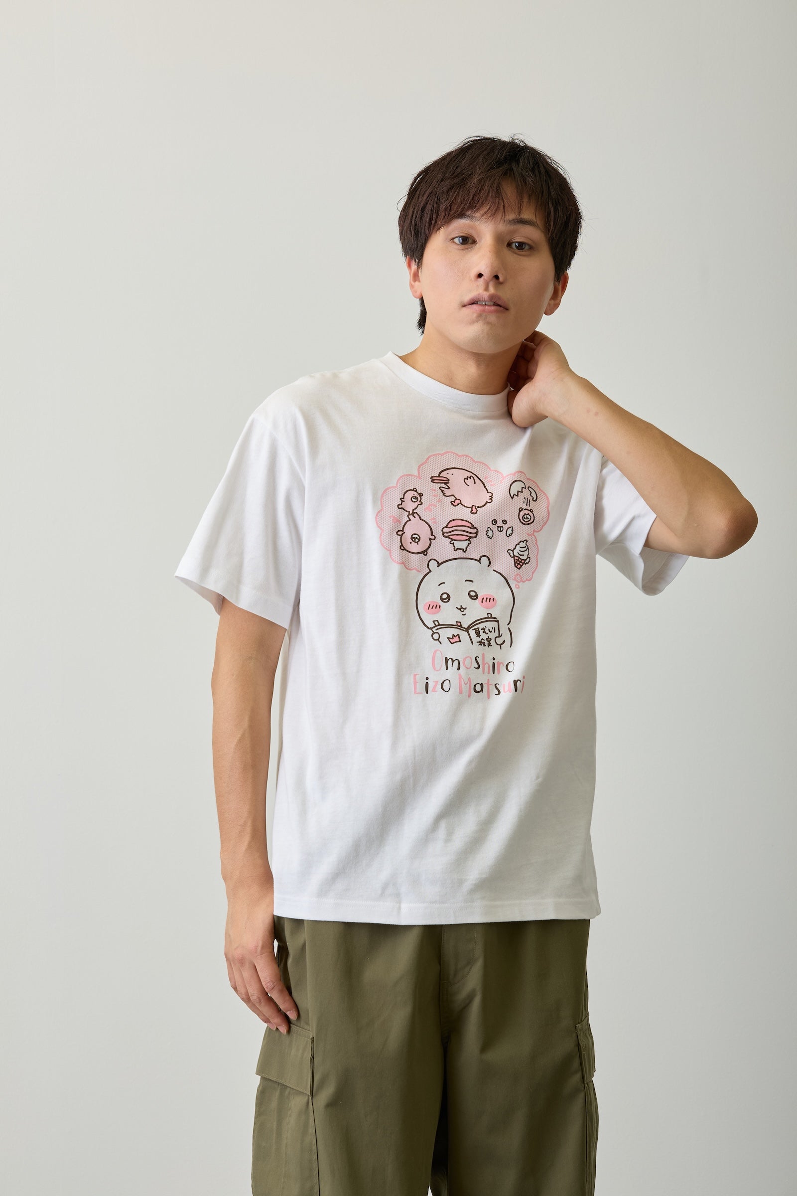 ちいかわ パックTシャツ パックA WH/NY