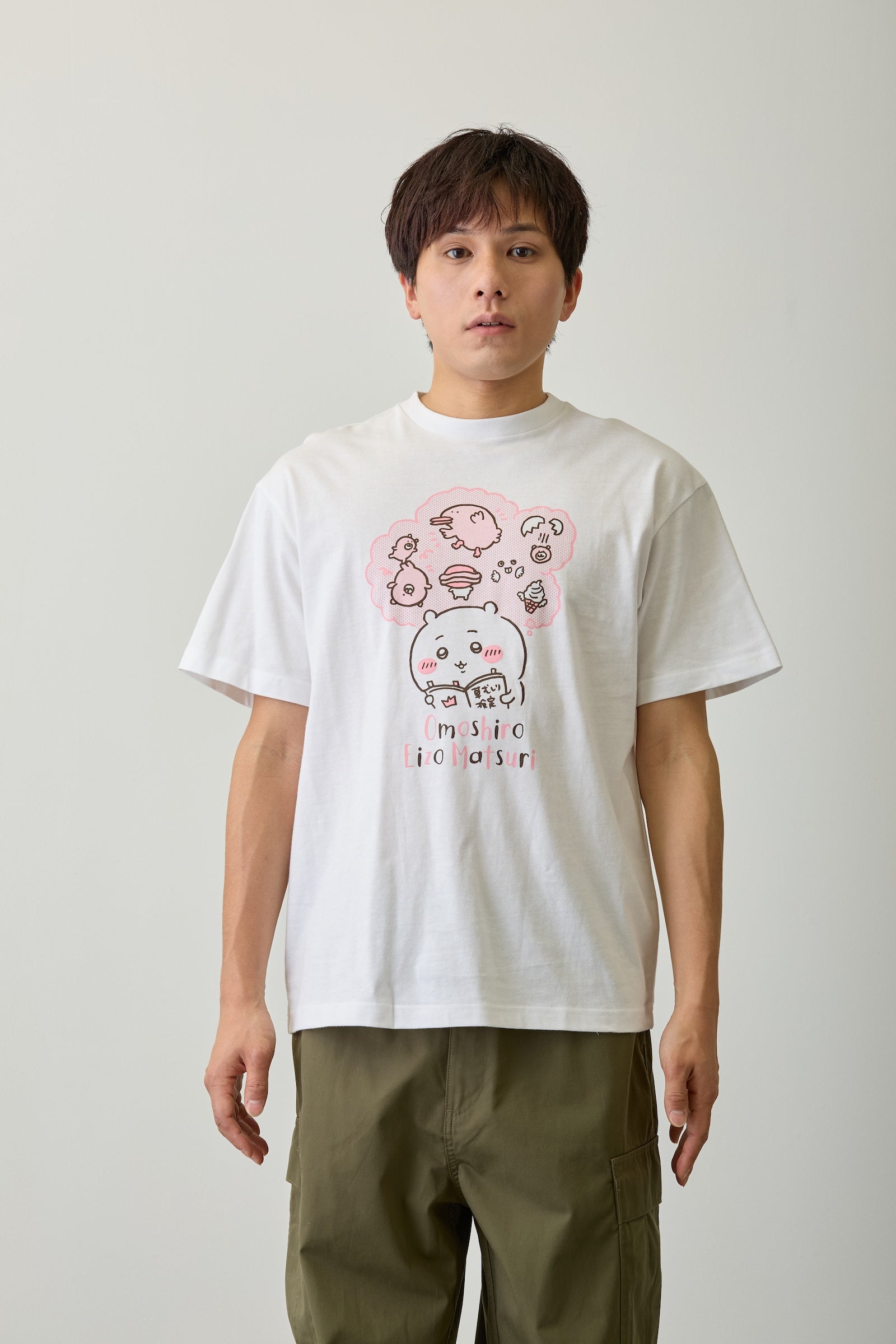 ちいかわ パックTシャツ パックA WH/NY