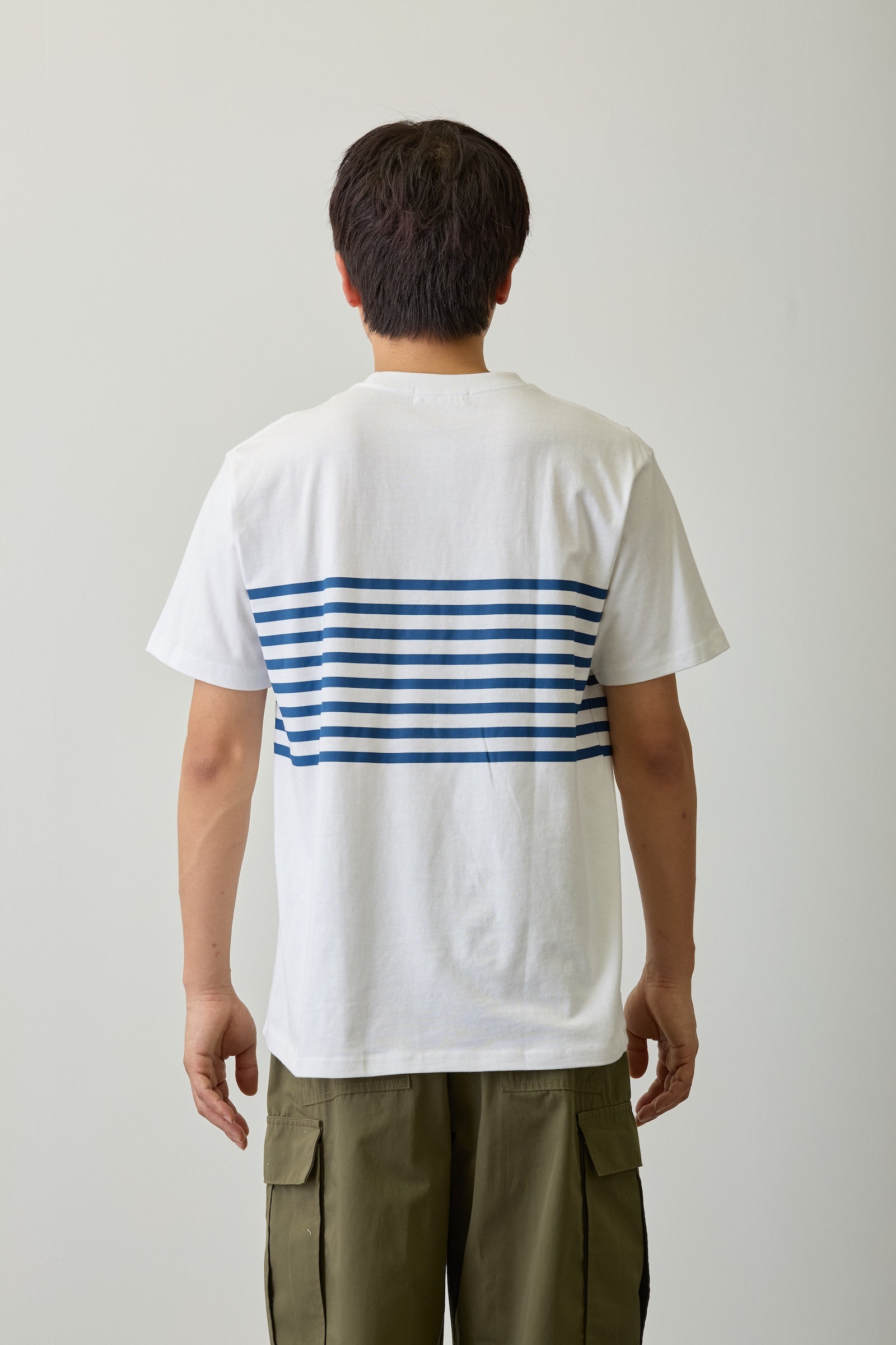コウペンちゃん Tシャツ ボーダー ホワイト