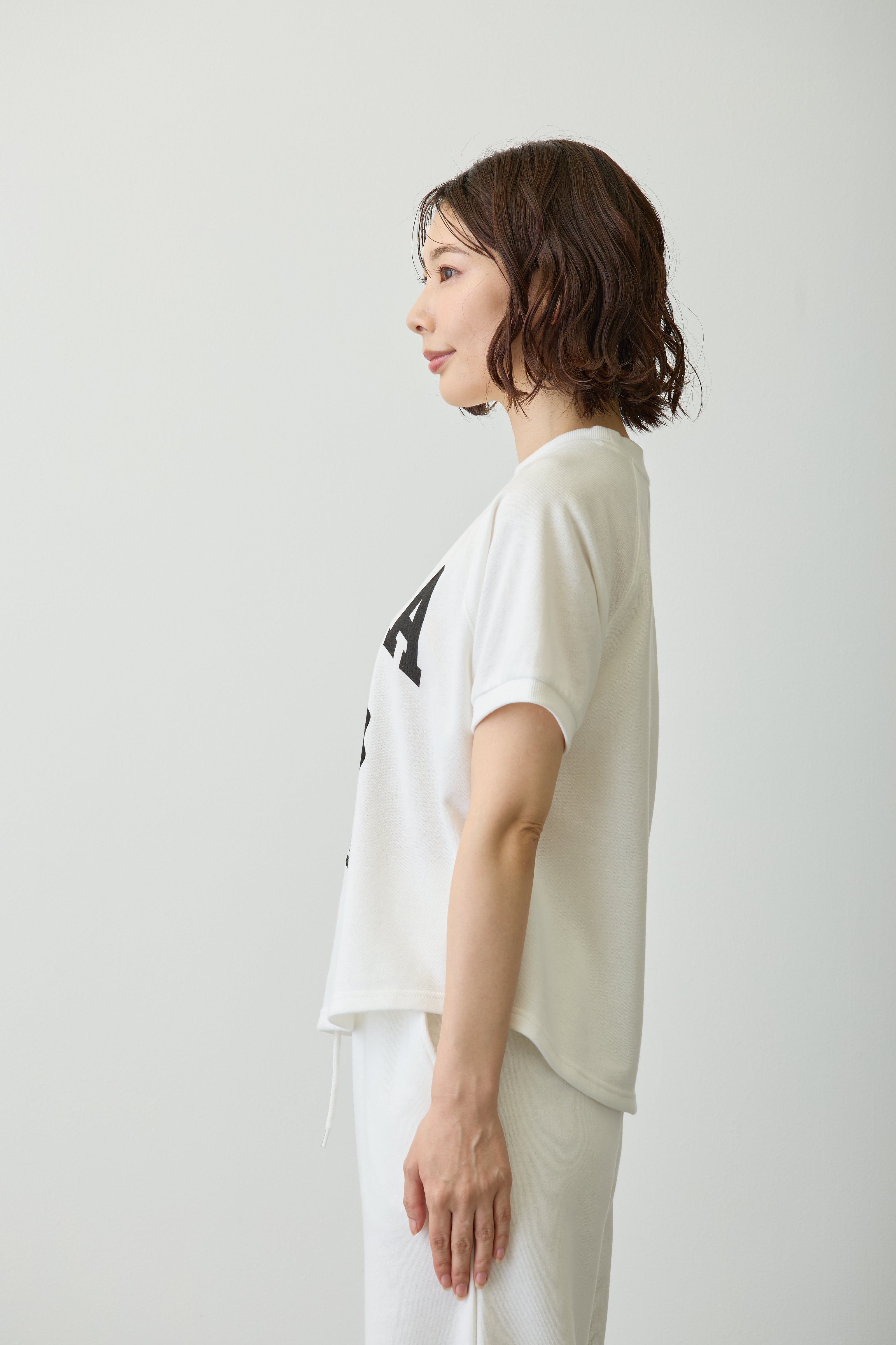 ナガノキャラクターズ Tシャツ カレッジ くま ホワイト