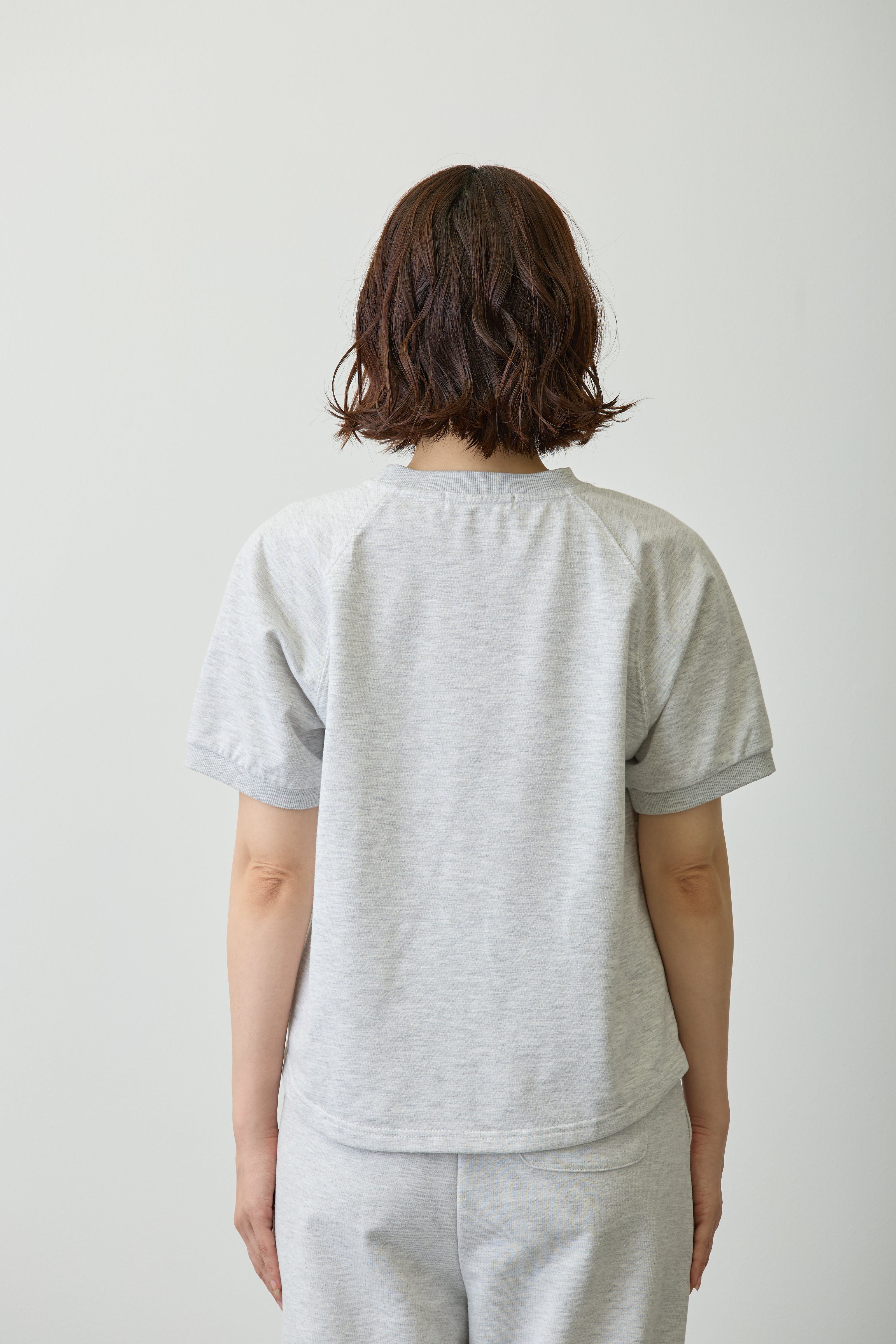 グレー Tシャツ ピースサイン ちいかわ Tシャツ ピース ちいかわ 杢グレー