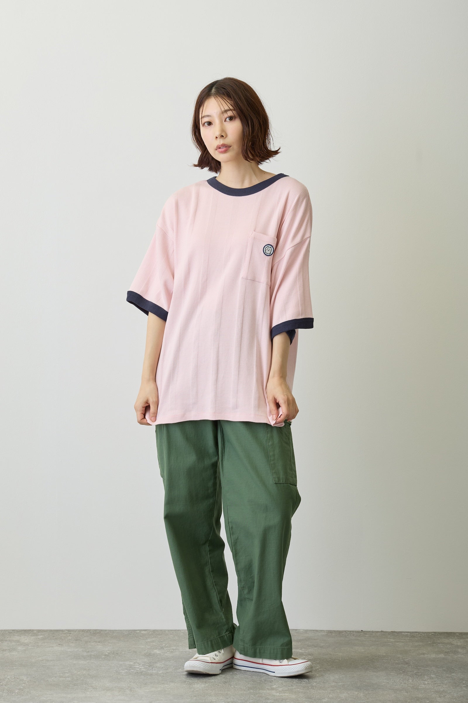 ちいかわ ビッグシルエットポケットTシャツ Robert P.Miller×Talking